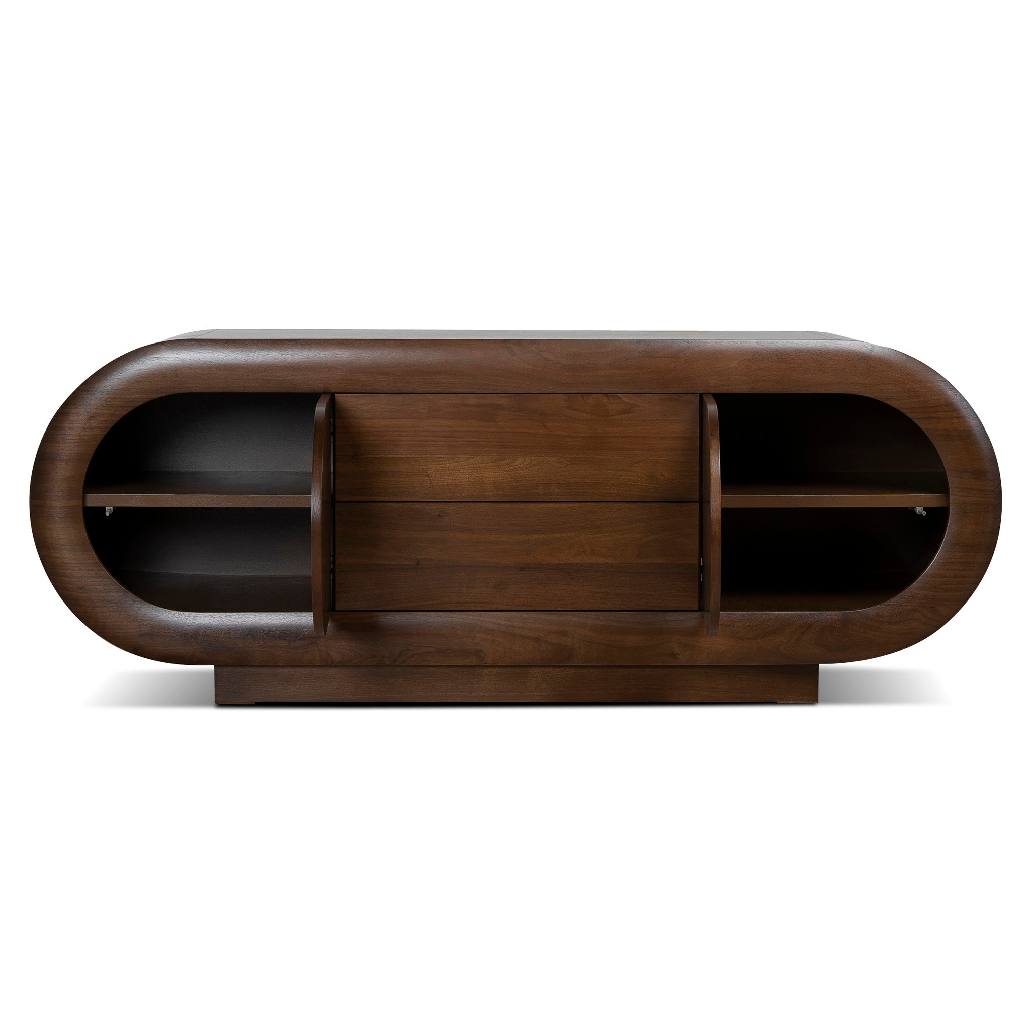 2m Modena Buffet Unit - Natural Walnut
