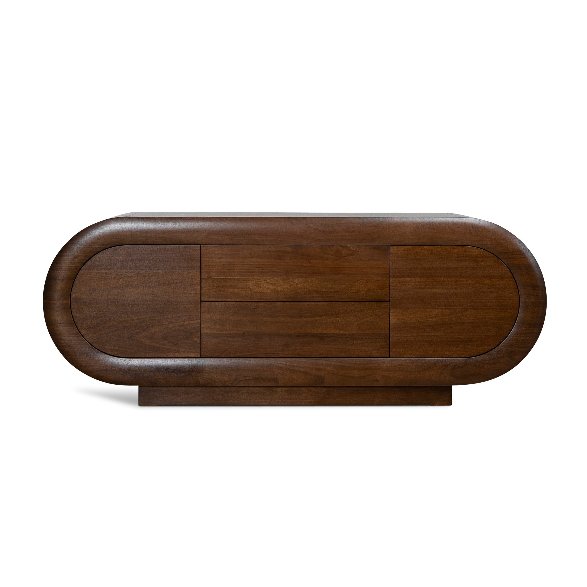 2m Modena Buffet Unit - Natural Walnut