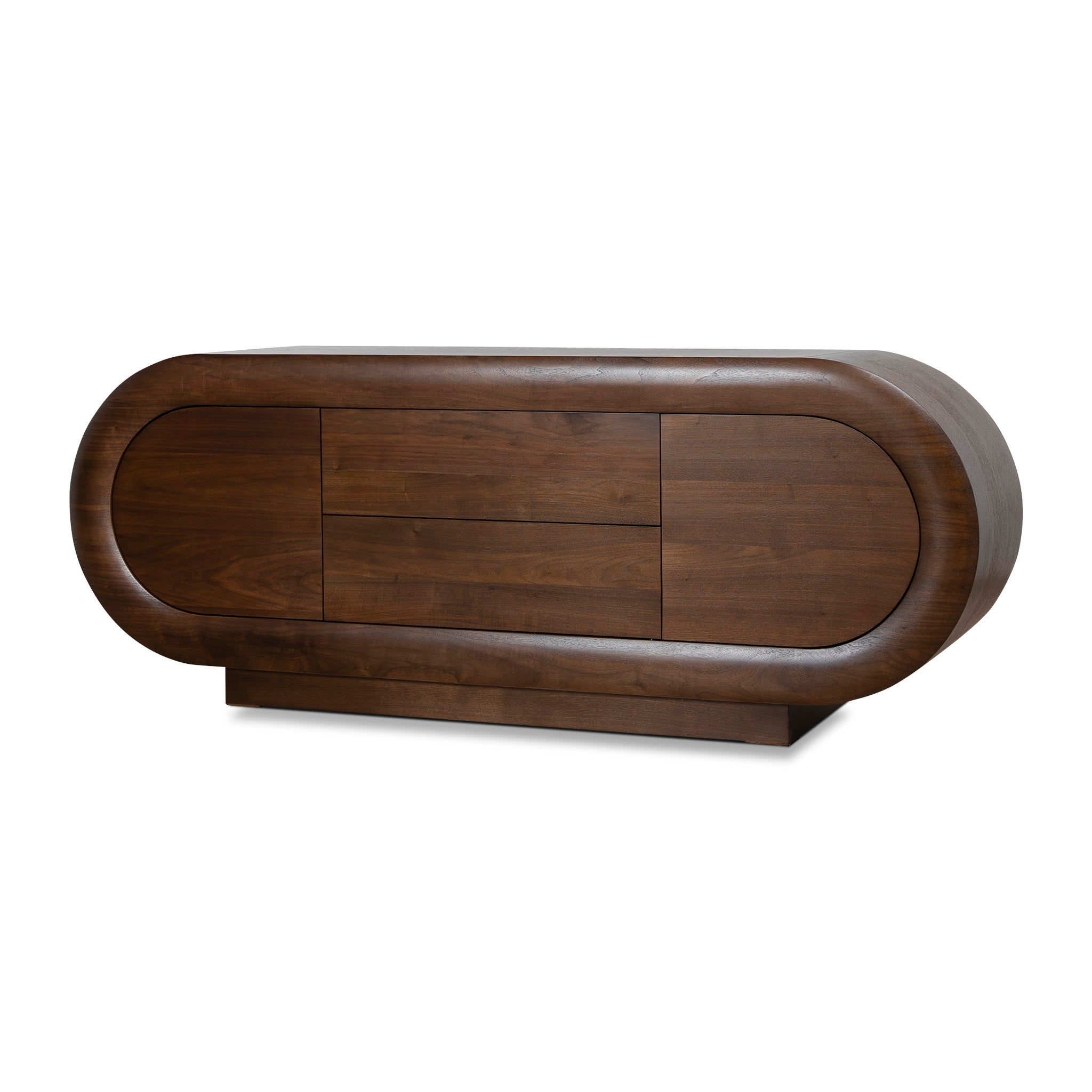2m Modena Buffet Unit - Natural Walnut