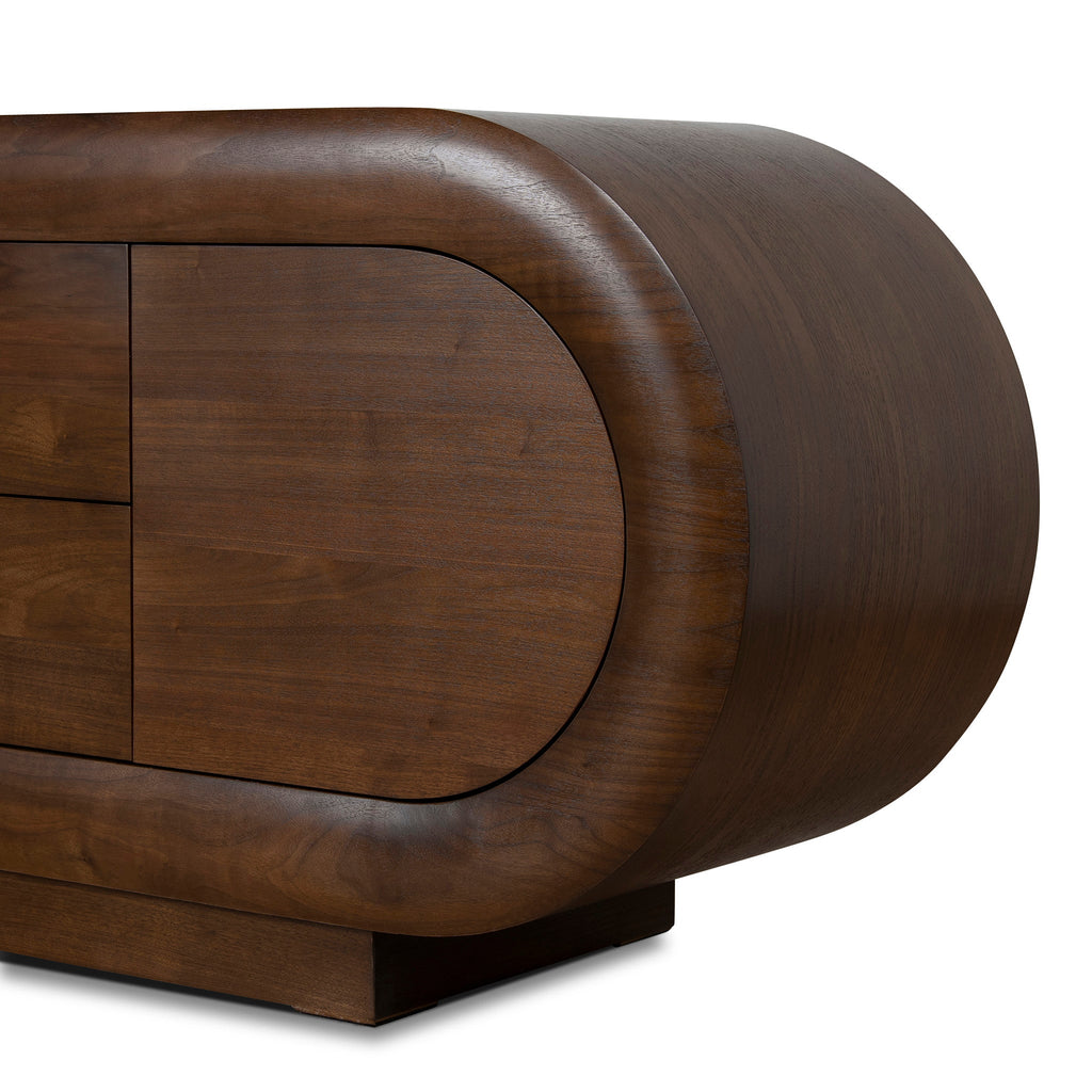 2m Modena Buffet Unit - Natural Walnut