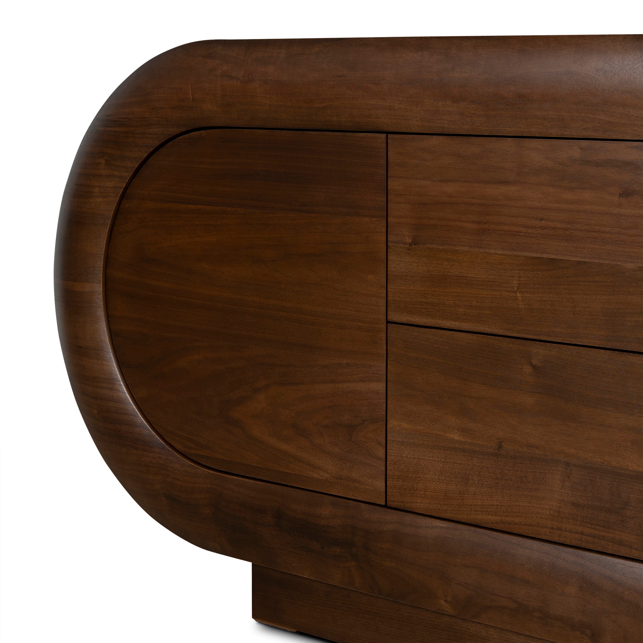 2m Modena Buffet Unit - Natural Walnut