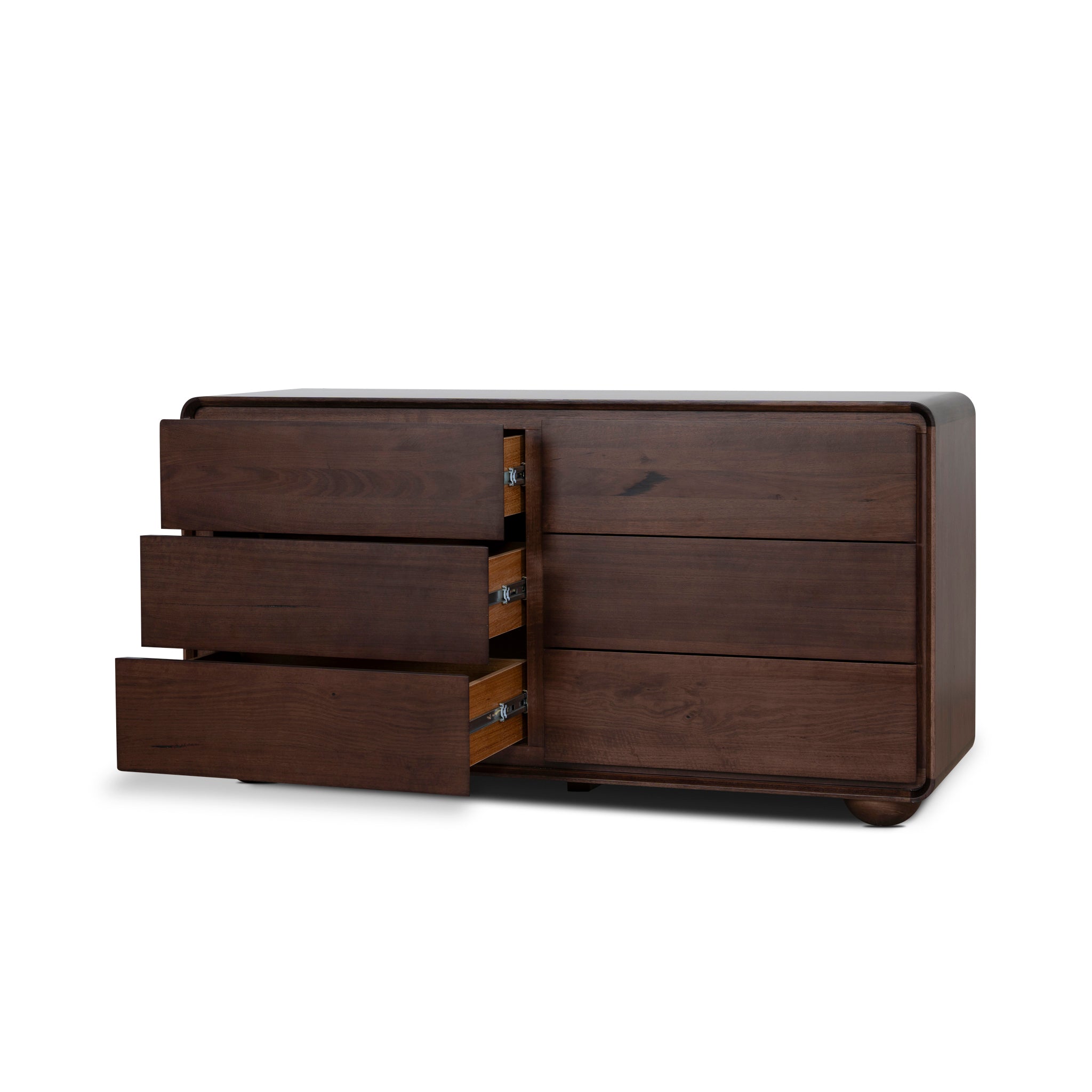 1.5m Padova Dresser Unit - Walnut