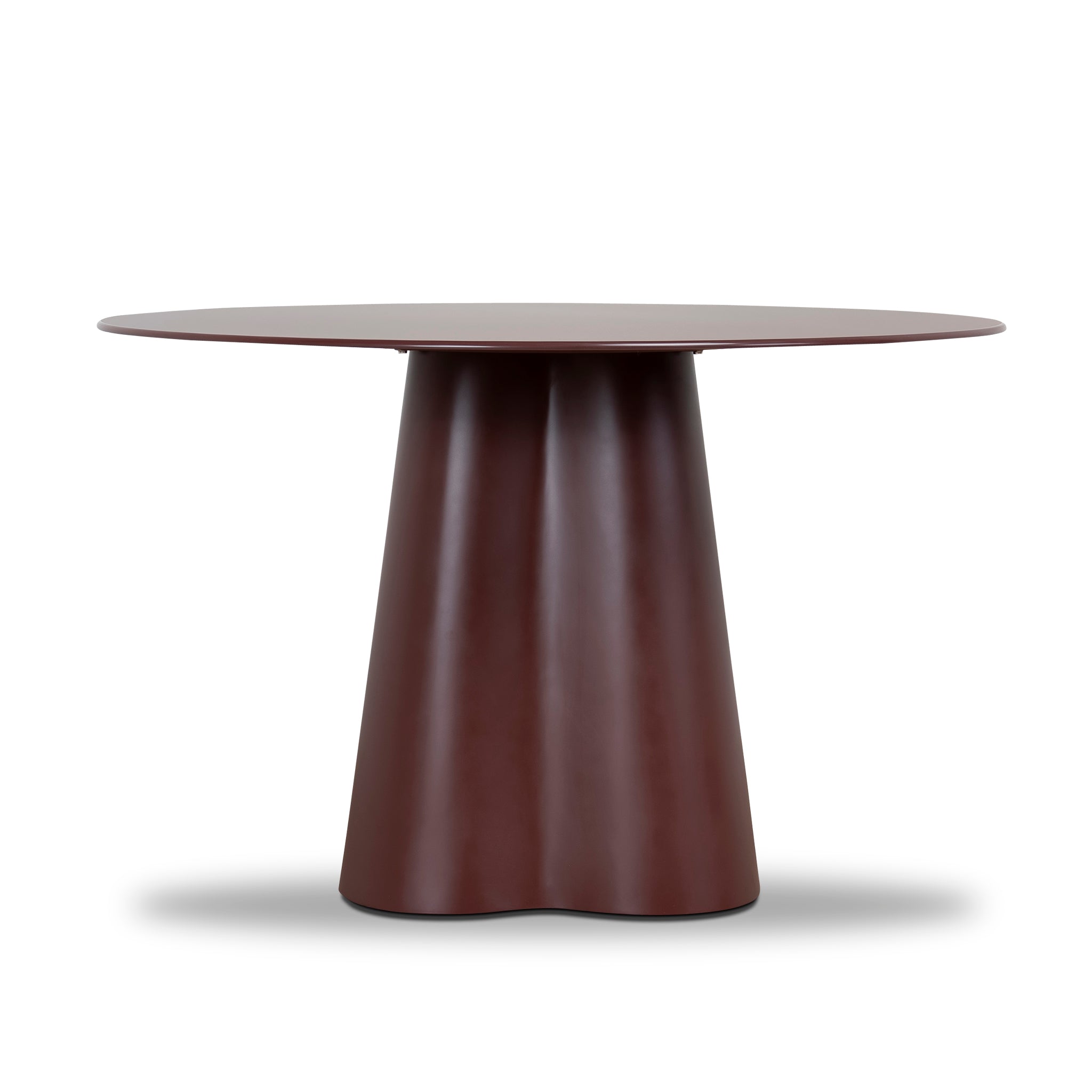 1.2m Tempered Glass Siena Dining Table - Red