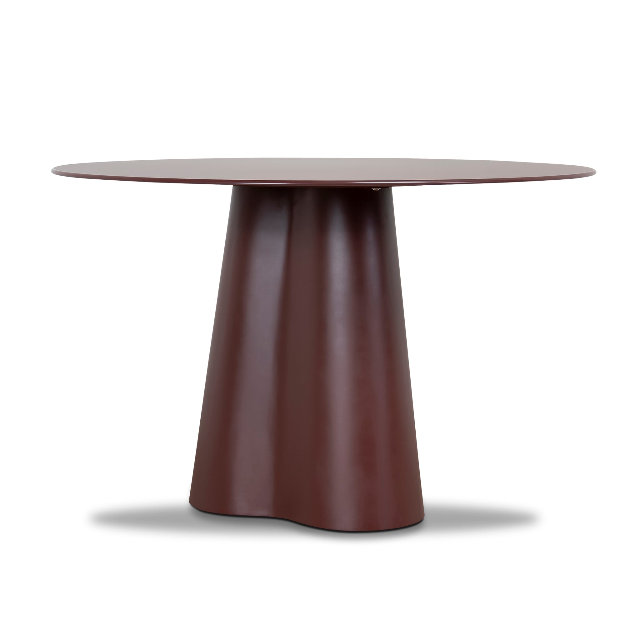 1.2m Tempered Glass Siena Dining Table - Red