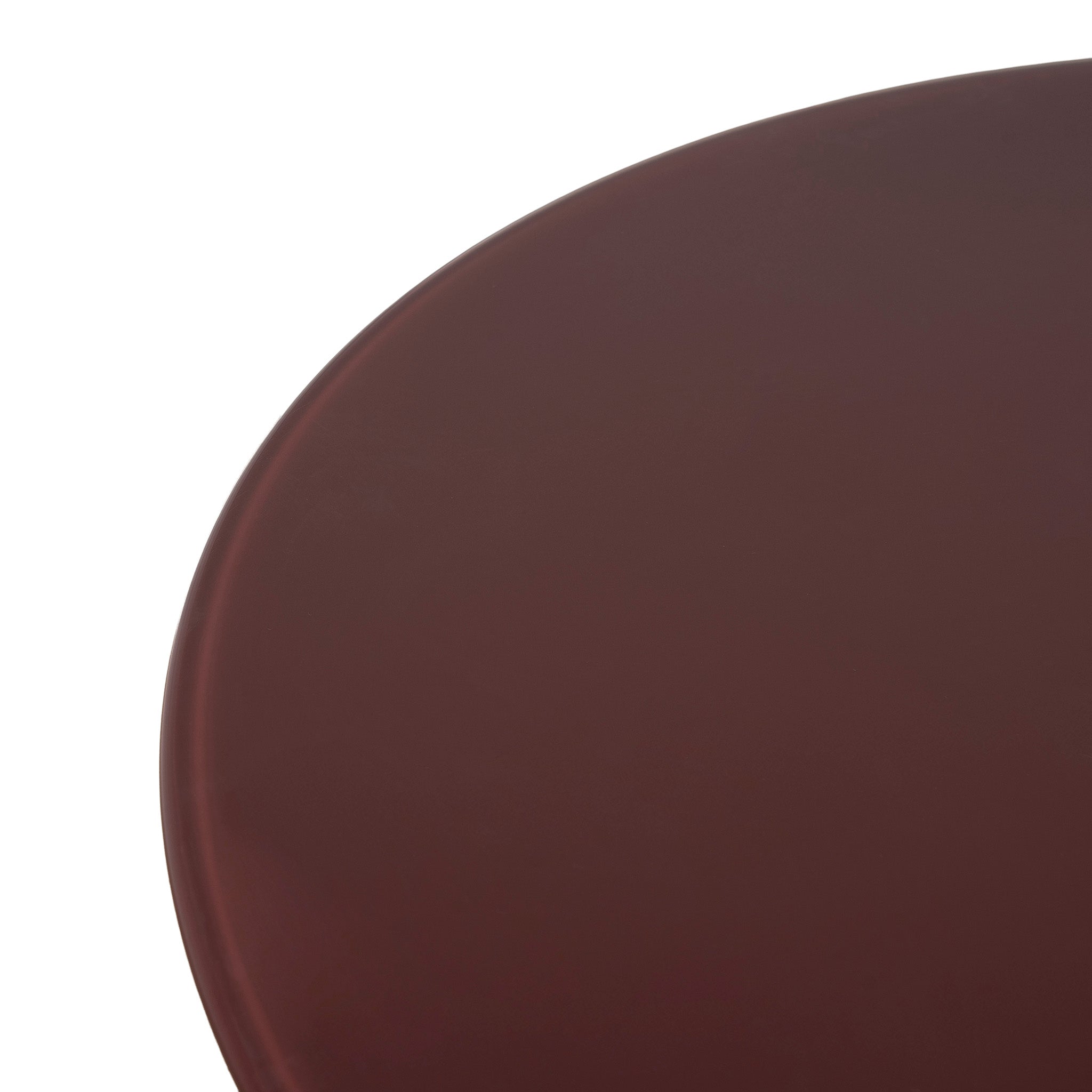 1.2m Tempered Glass Siena Dining Table - Red