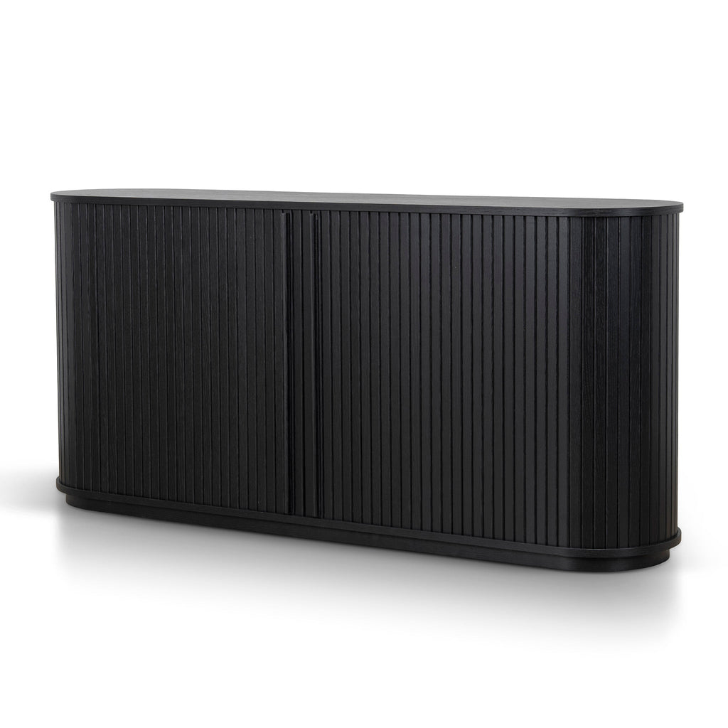 1.7m Wooden Buffets Unit - Full Black