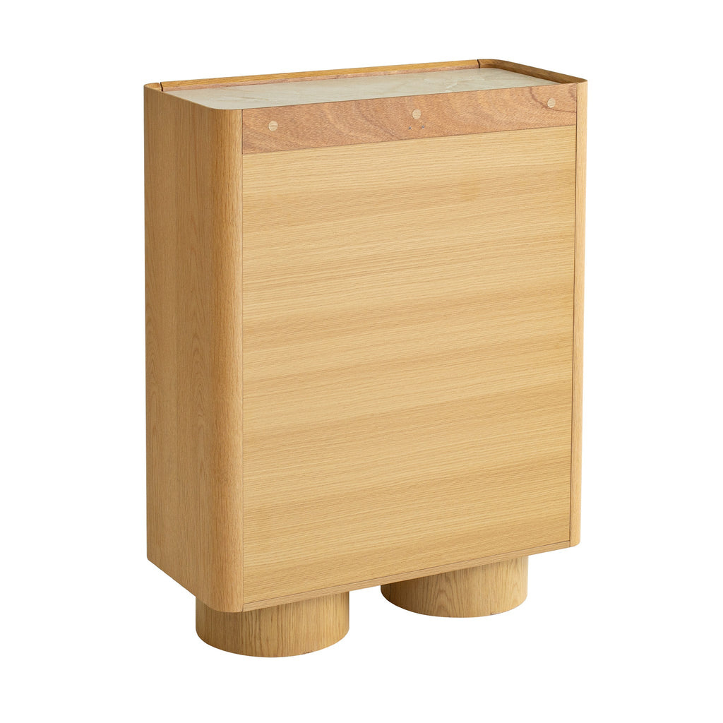 Stone Top Tallboy Drawer - Natural