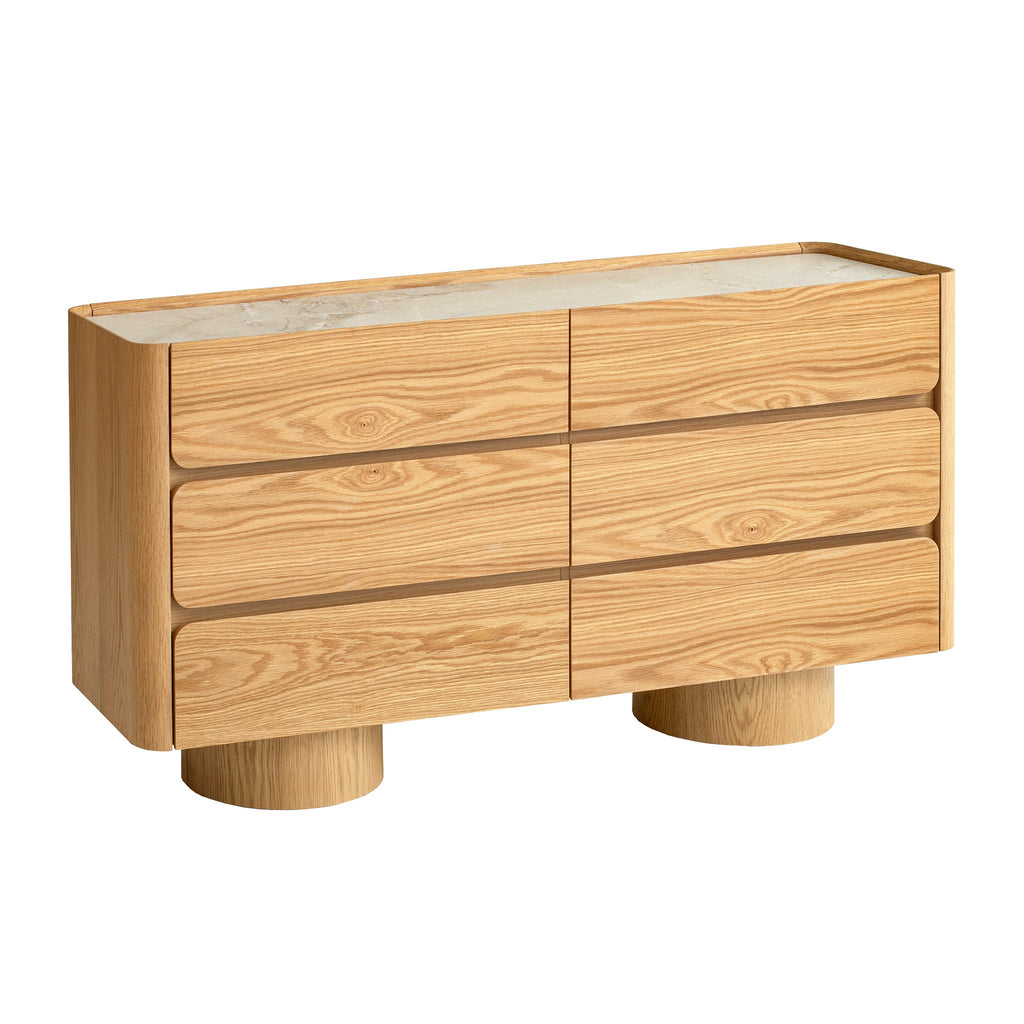 Stone Top Padova Dresser Unit - Natural