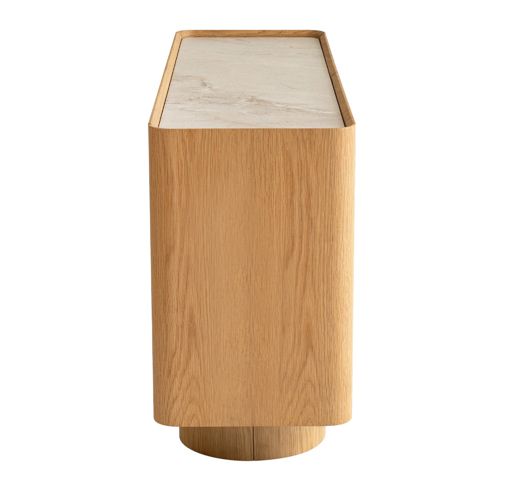 Stone Top Padova Dresser Unit - Natural