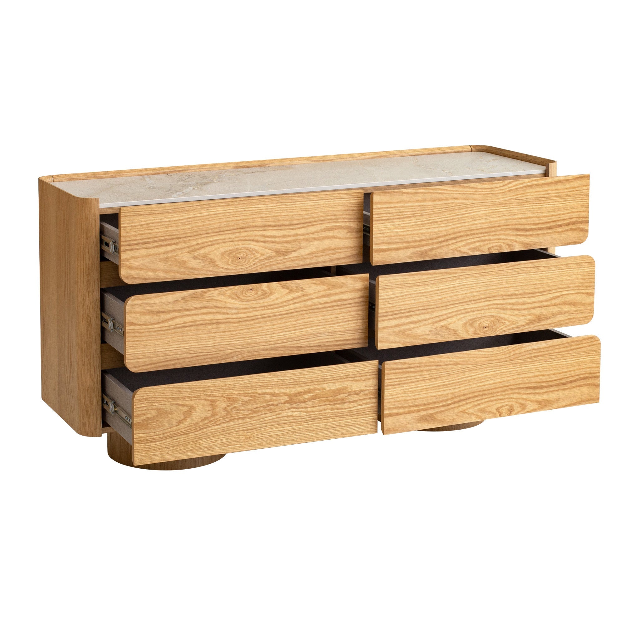 Stone Top Padova Dresser Unit - Natural