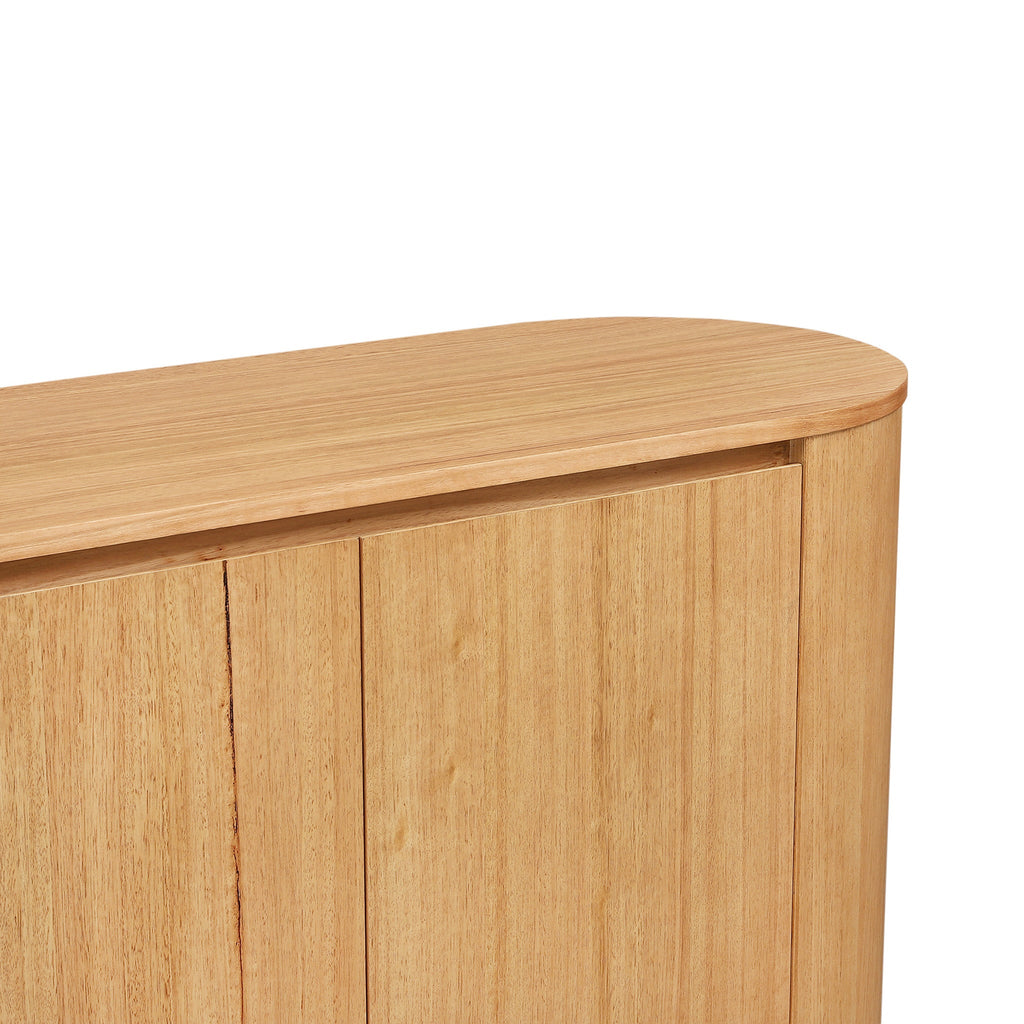 2.1m Tassie Oak Modena Buffet Unit - Natural