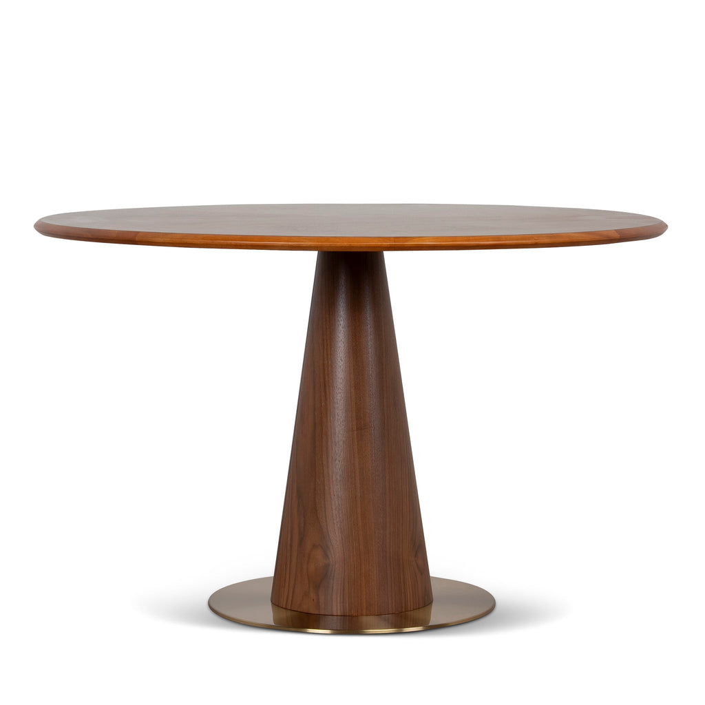 1.2m Round Siena Dining Table - Walnut