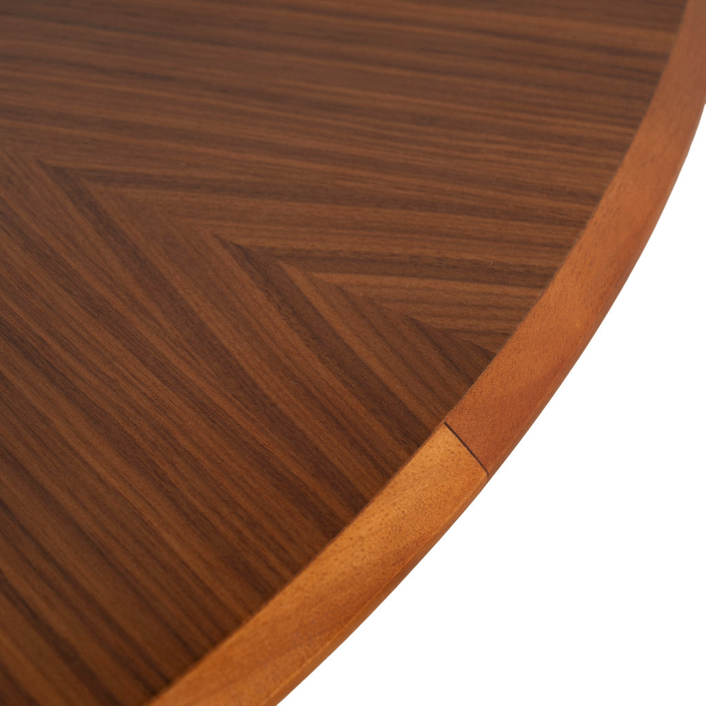 1.2m Round Siena Dining Table - Walnut