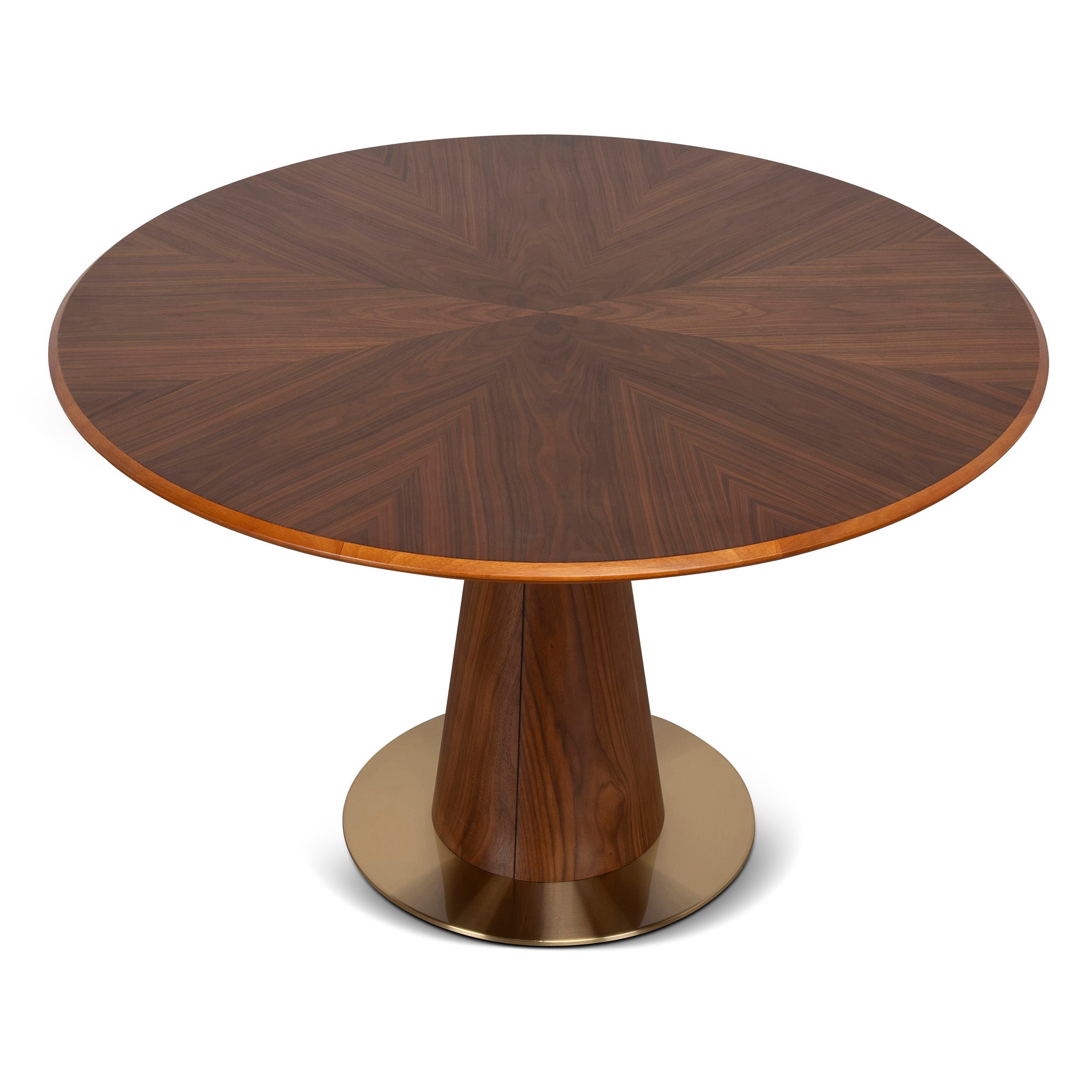 1.2m Round Siena Dining Table - Walnut