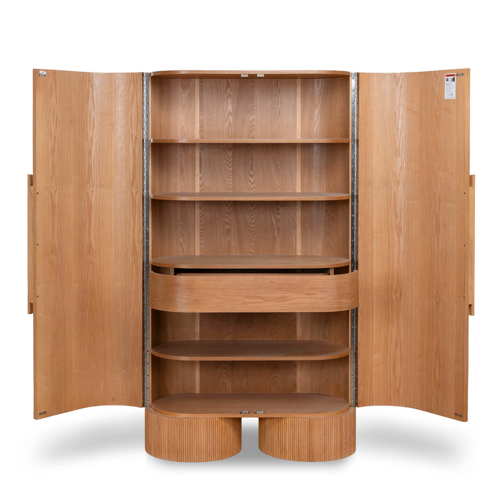 1.82m (H) Tall Cabinet Unit - Light Natural