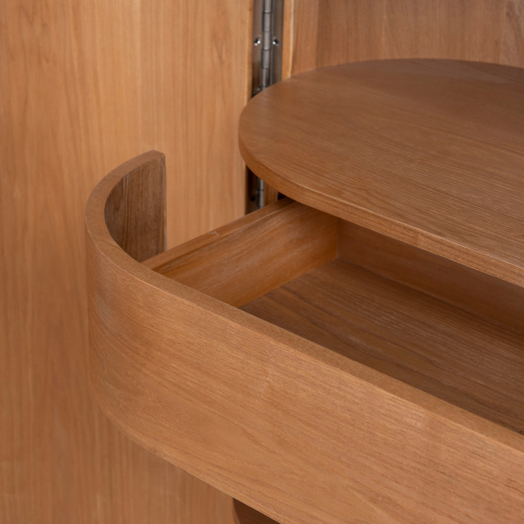 1.82m (H) Tall Cabinet Unit - Light Natural