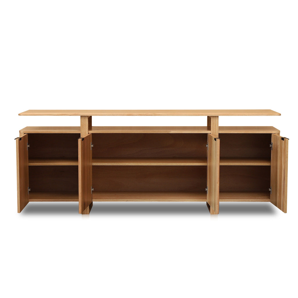 2.1m Modena Buffet Unit - NZ Natural Ash