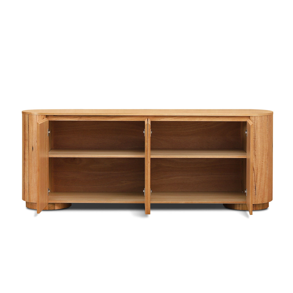 2.1m Modena Buffet Unit - Marri Natural