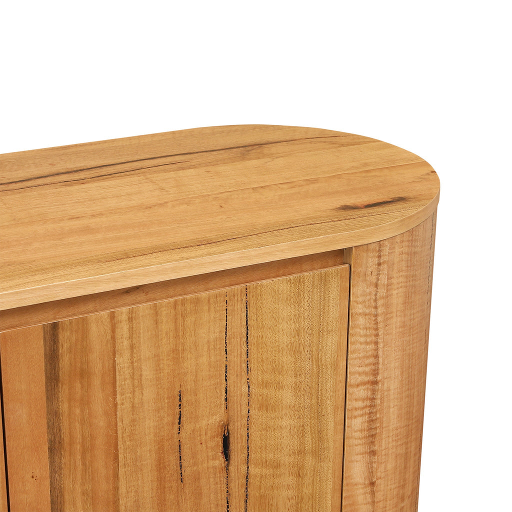 2.1m Modena Buffet Unit - Marri Natural