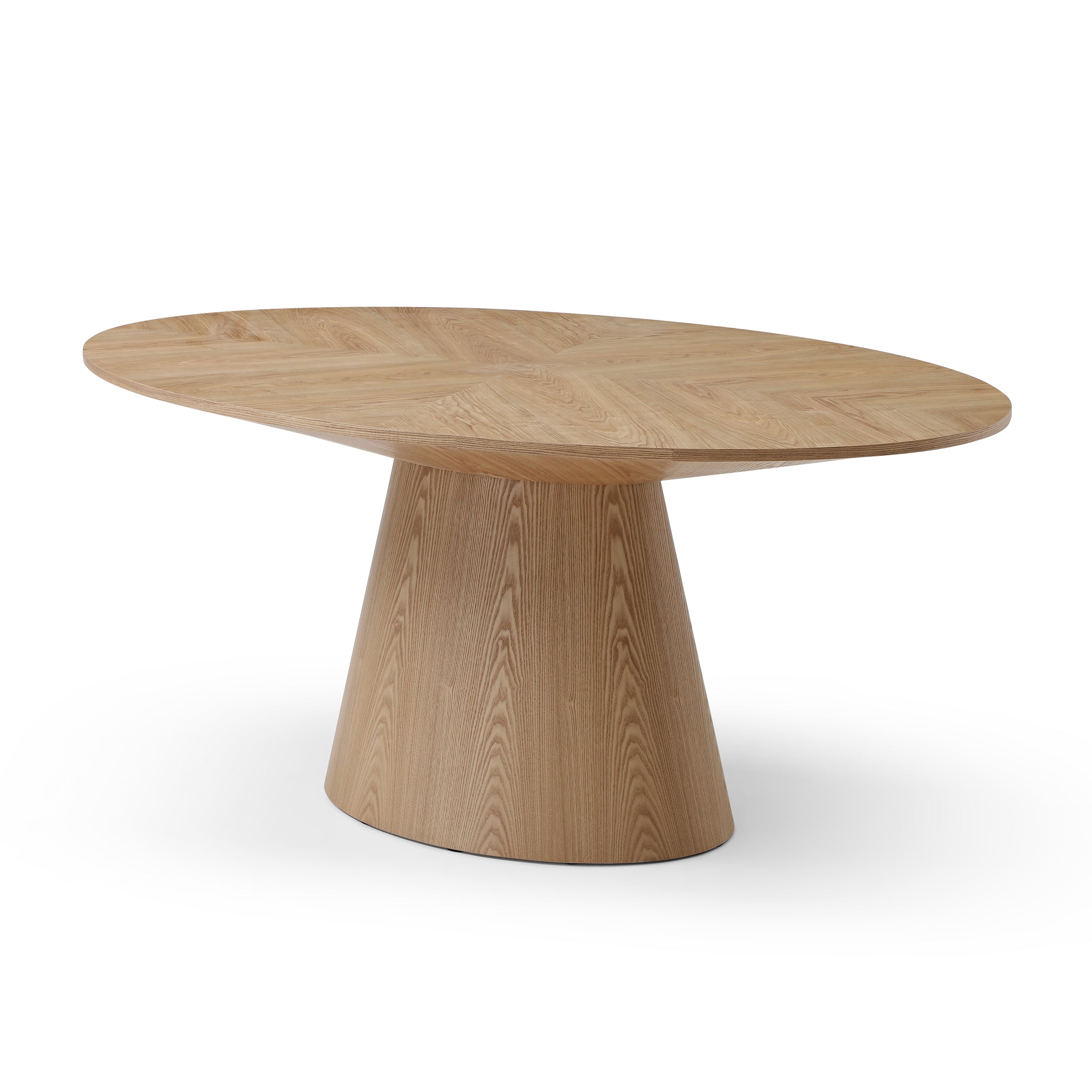 1.83m Oval Siena Dining Table - Ash Natural