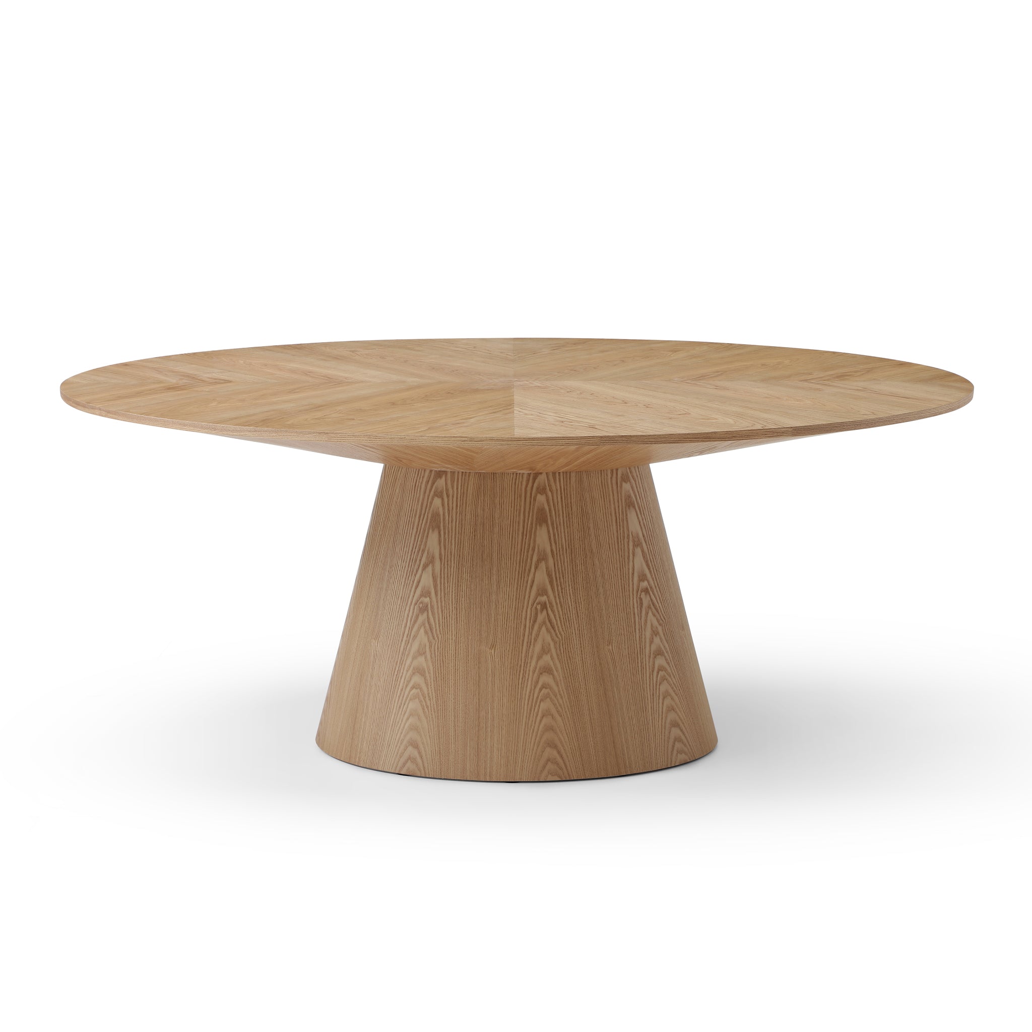 1.83m Oval Siena Dining Table - Ash Natural