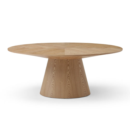 1.83m Oval Siena Dining Table - Ash Natural