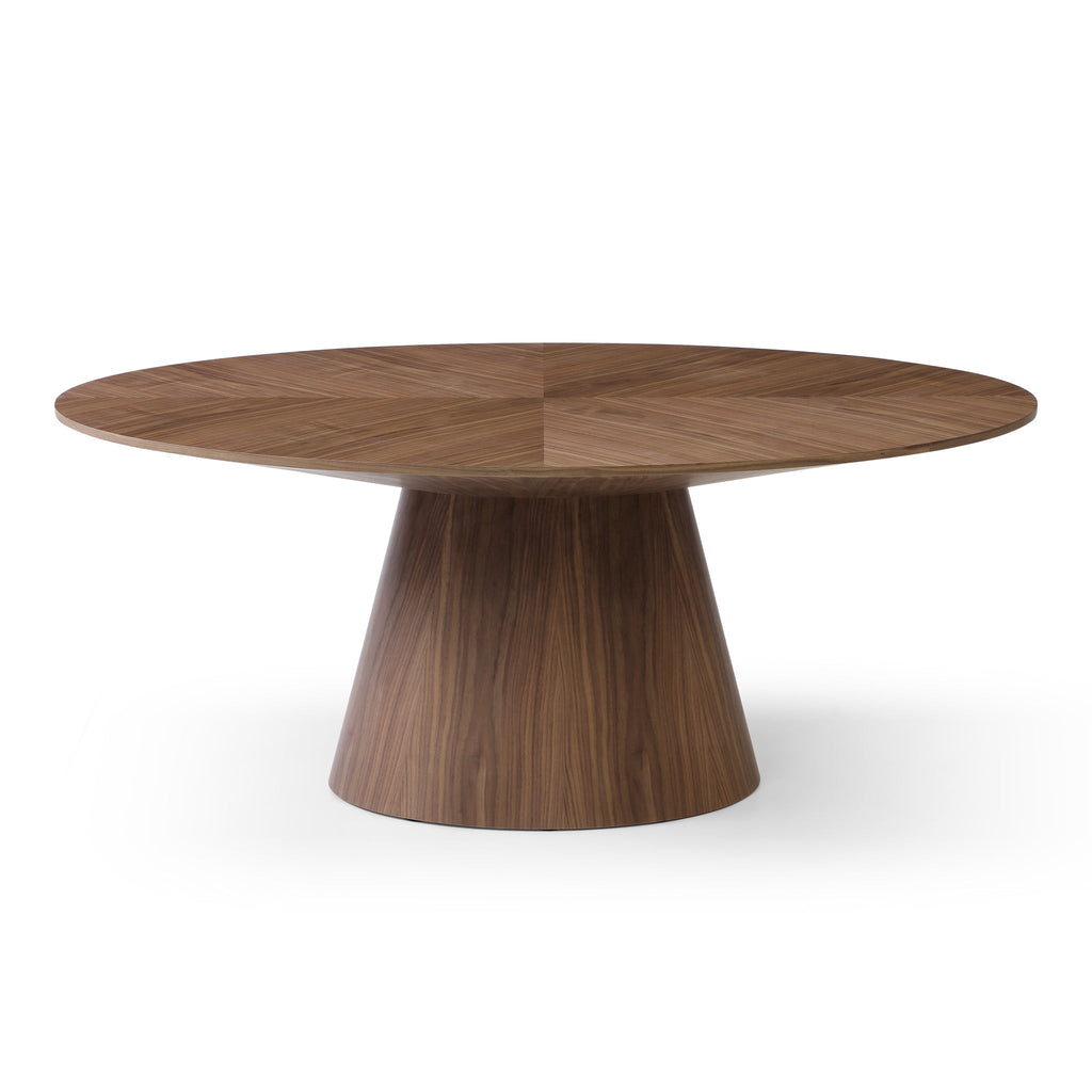1.83m Oval Siena Dining Table - Walnut