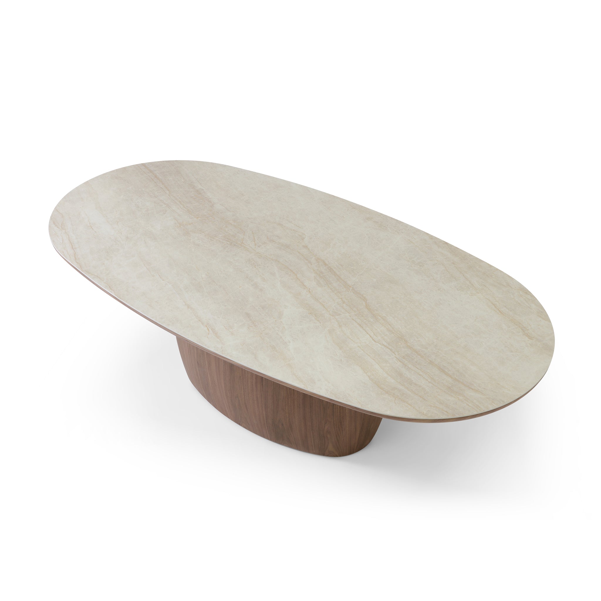 2.3m Siena Dining Table - Walnut