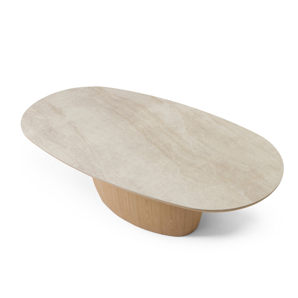 2.69m Siena Dining Table - Ash Natural