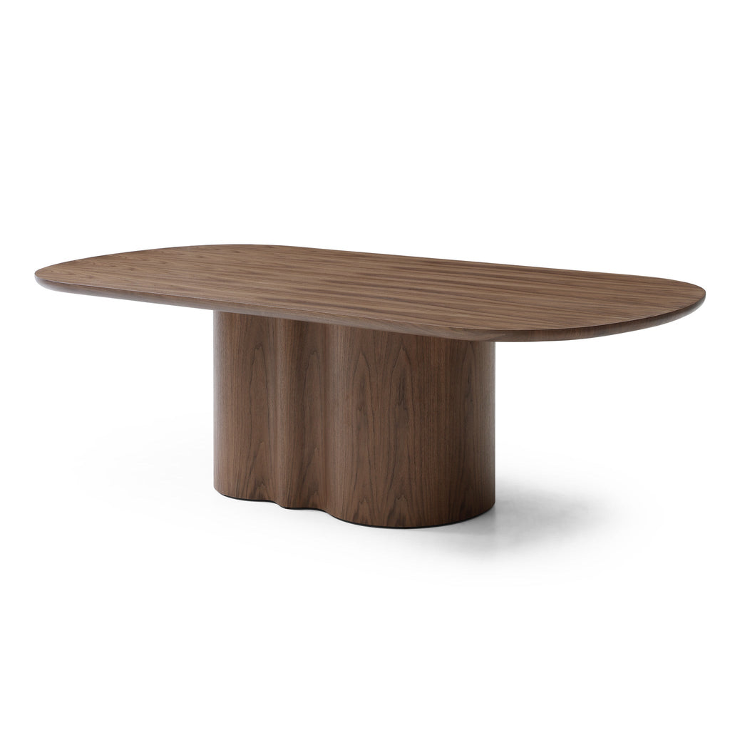 2.39m Oval Siena Dining Table - Walnut