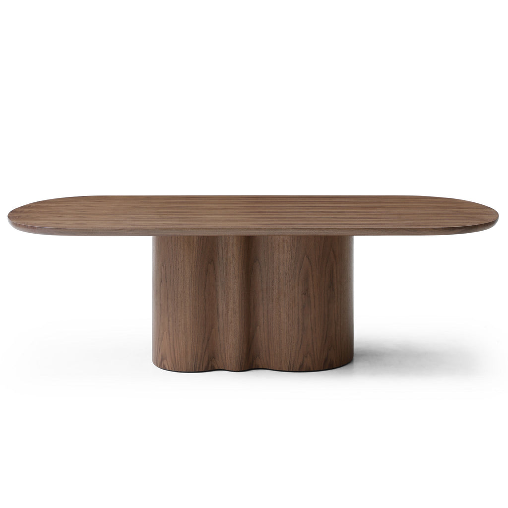 2.39m Oval Siena Dining Table - Walnut