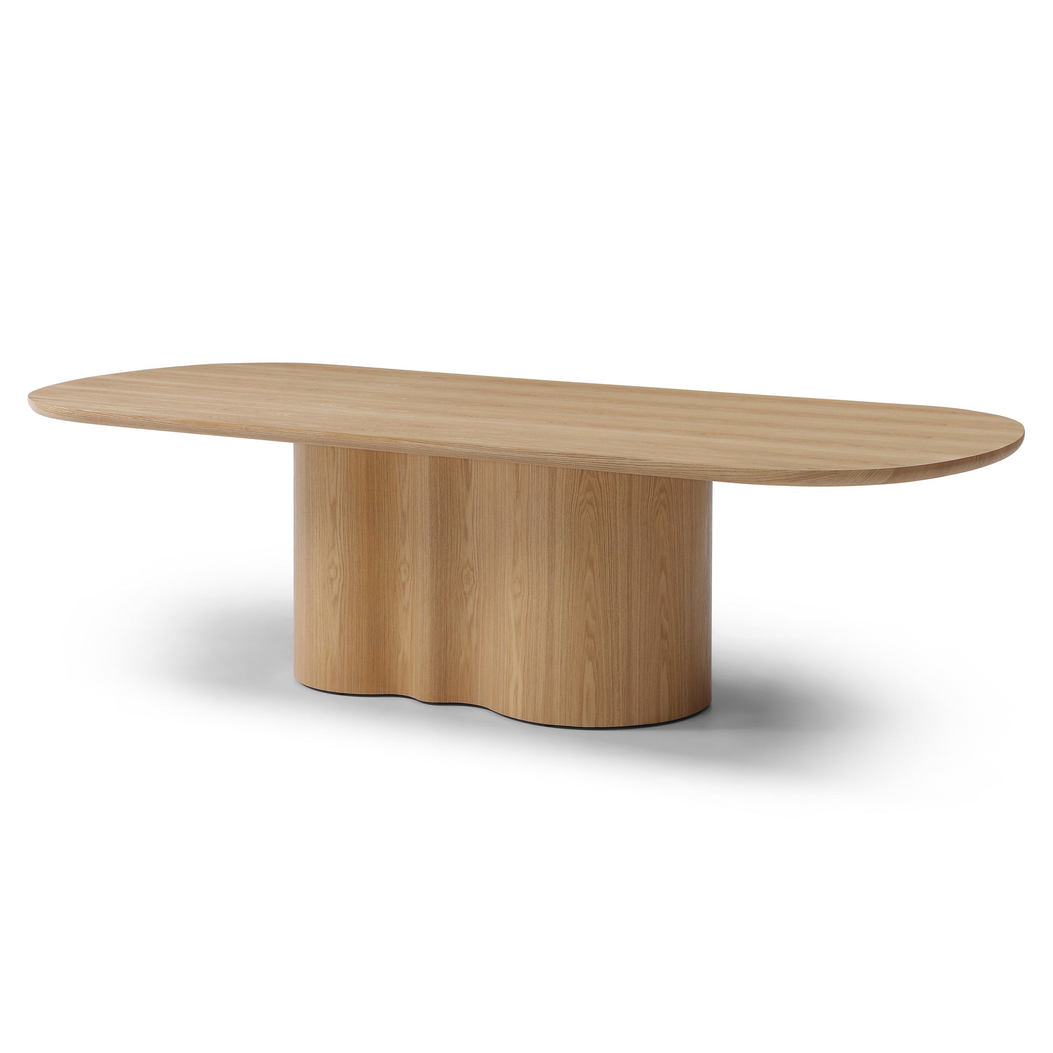 2.69m Oval Siena Dining Table - Ash Natural