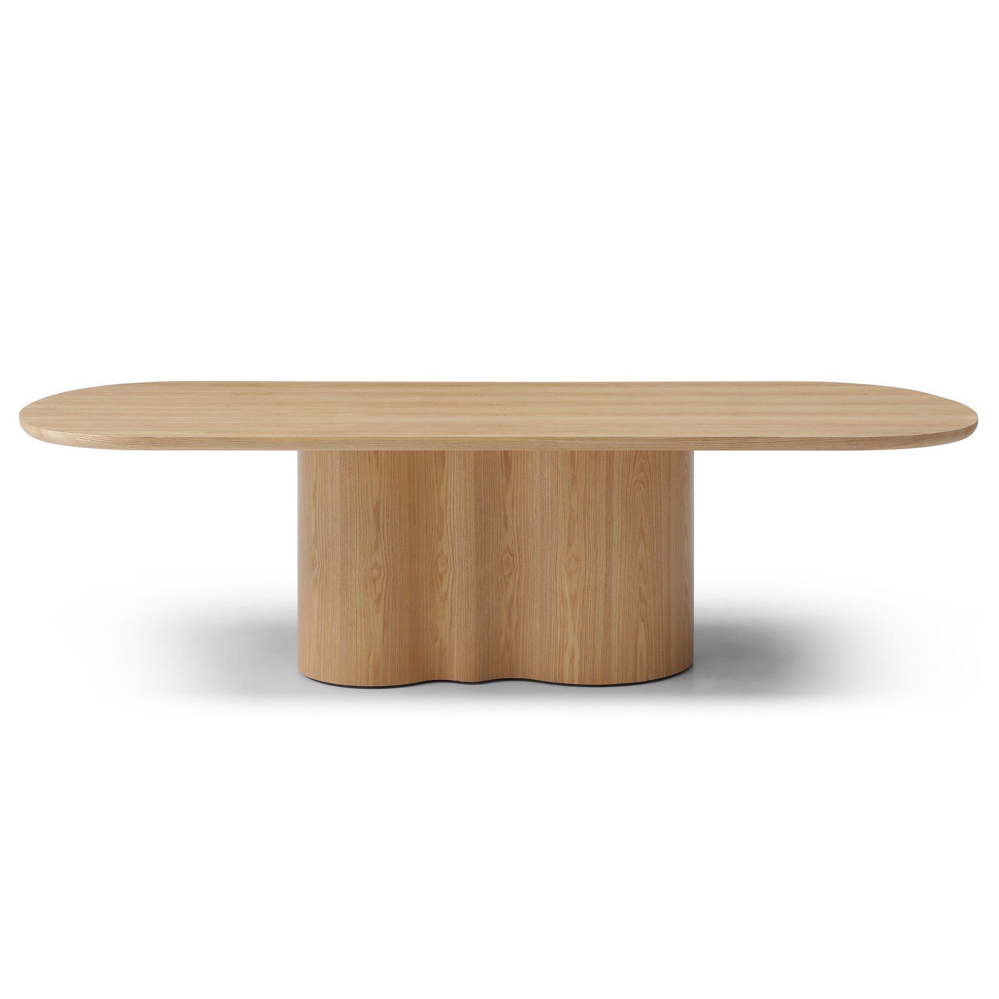 2.69m Oval Siena Dining Table - Ash Natural