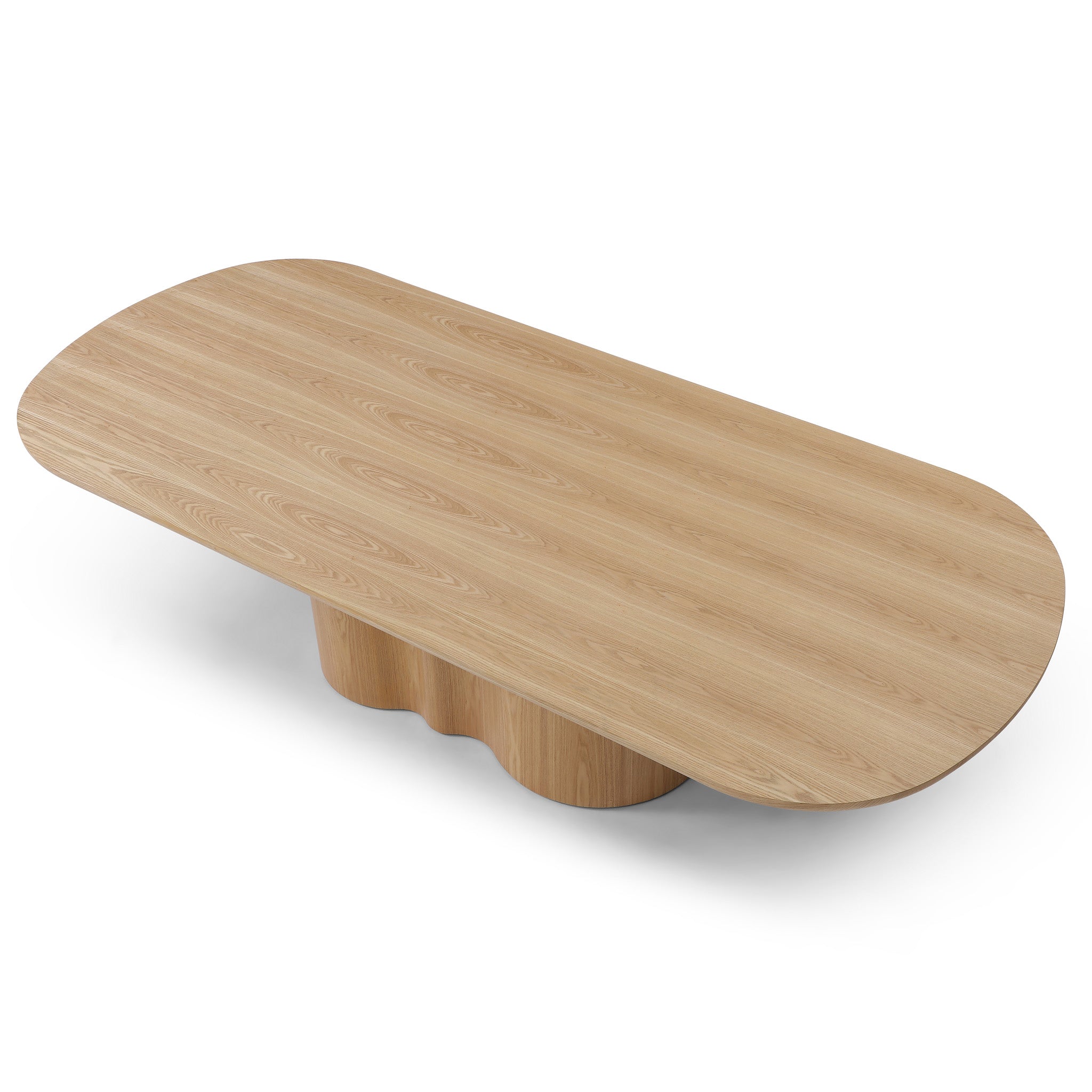 2.69m Oval Siena Dining Table - Ash Natural