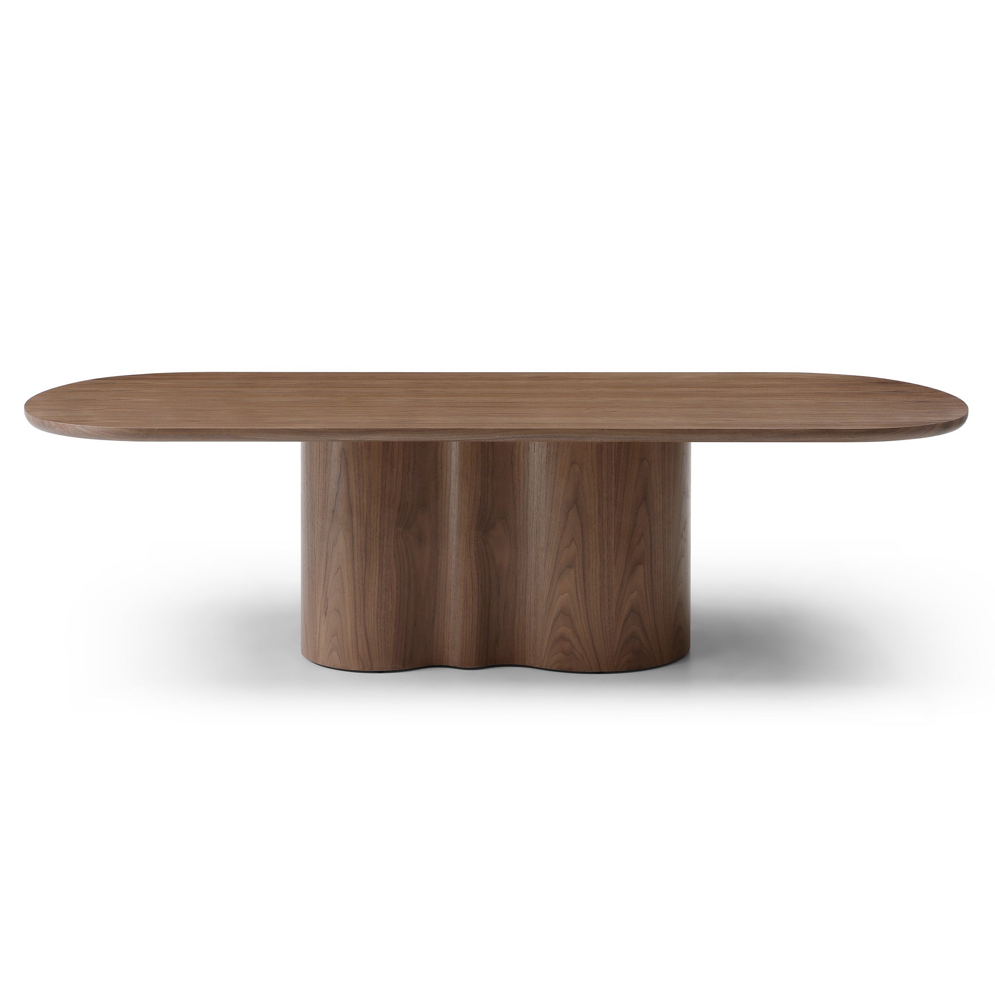 2.69m Oval Siena Dining Table - Walnut