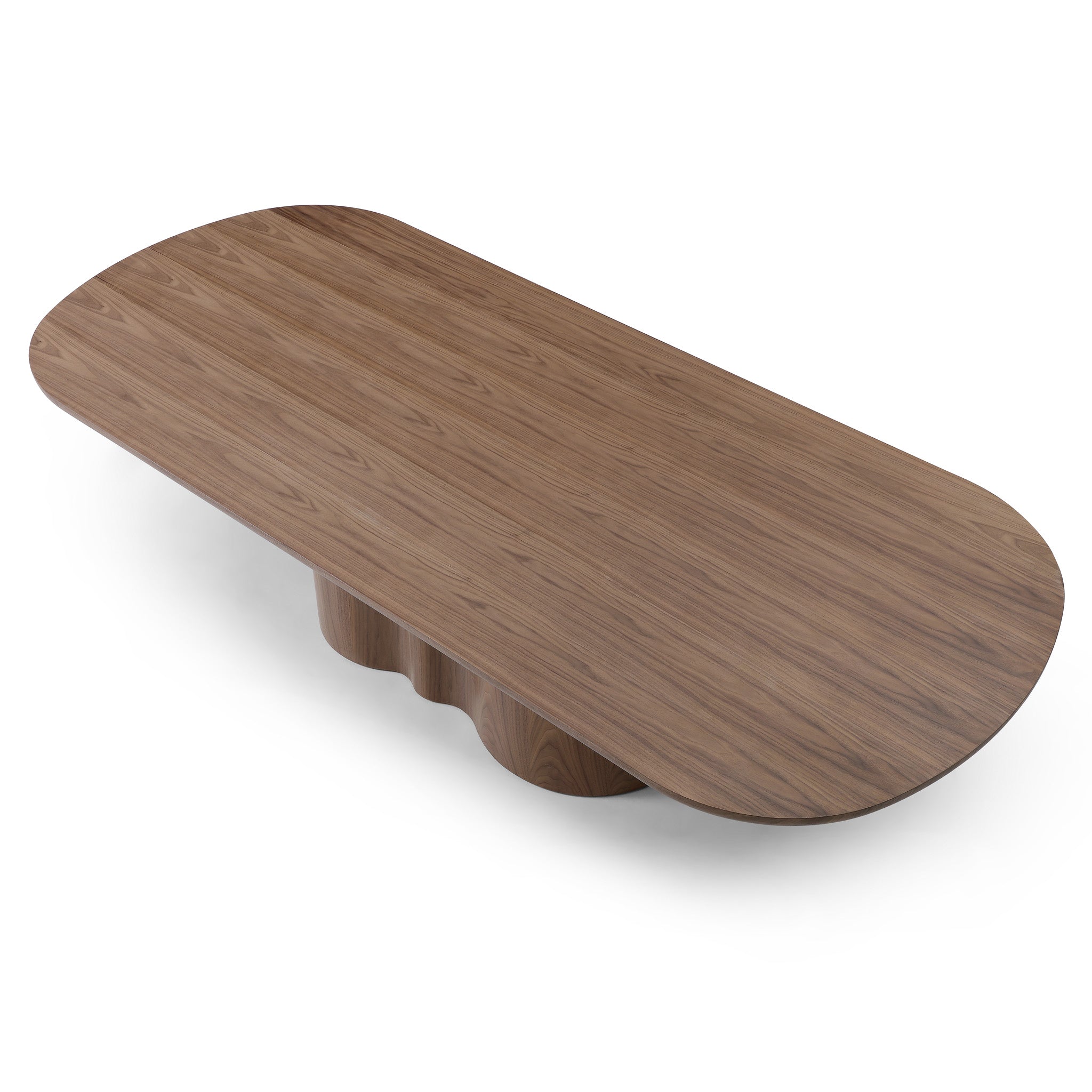 2.69m Oval Siena Dining Table - Walnut