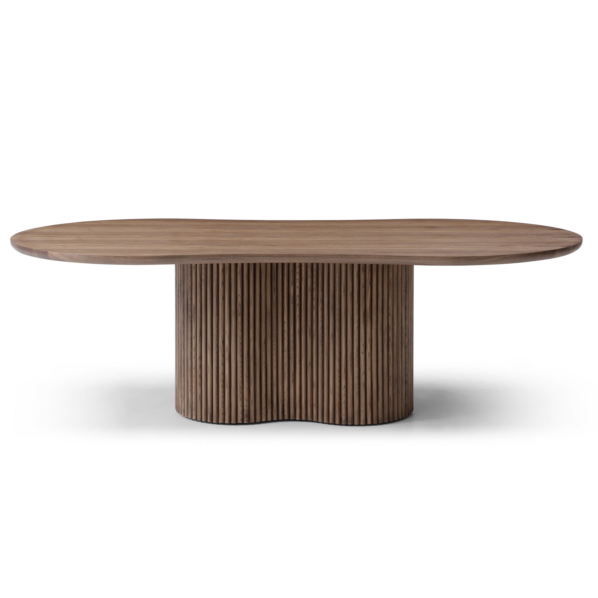 2.39m Freeform Siena Dining Table - Walnut