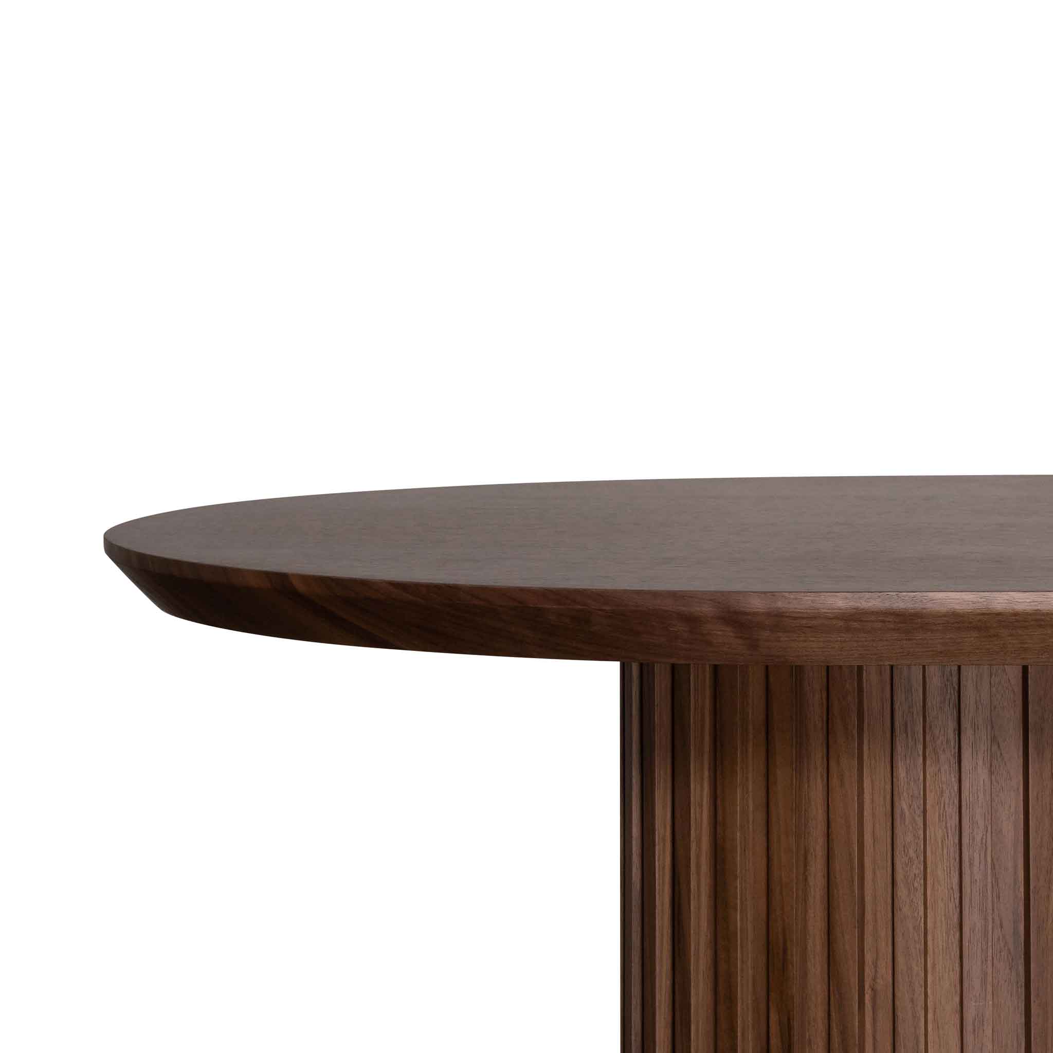 2.2m Siena Dining Table - Walnut