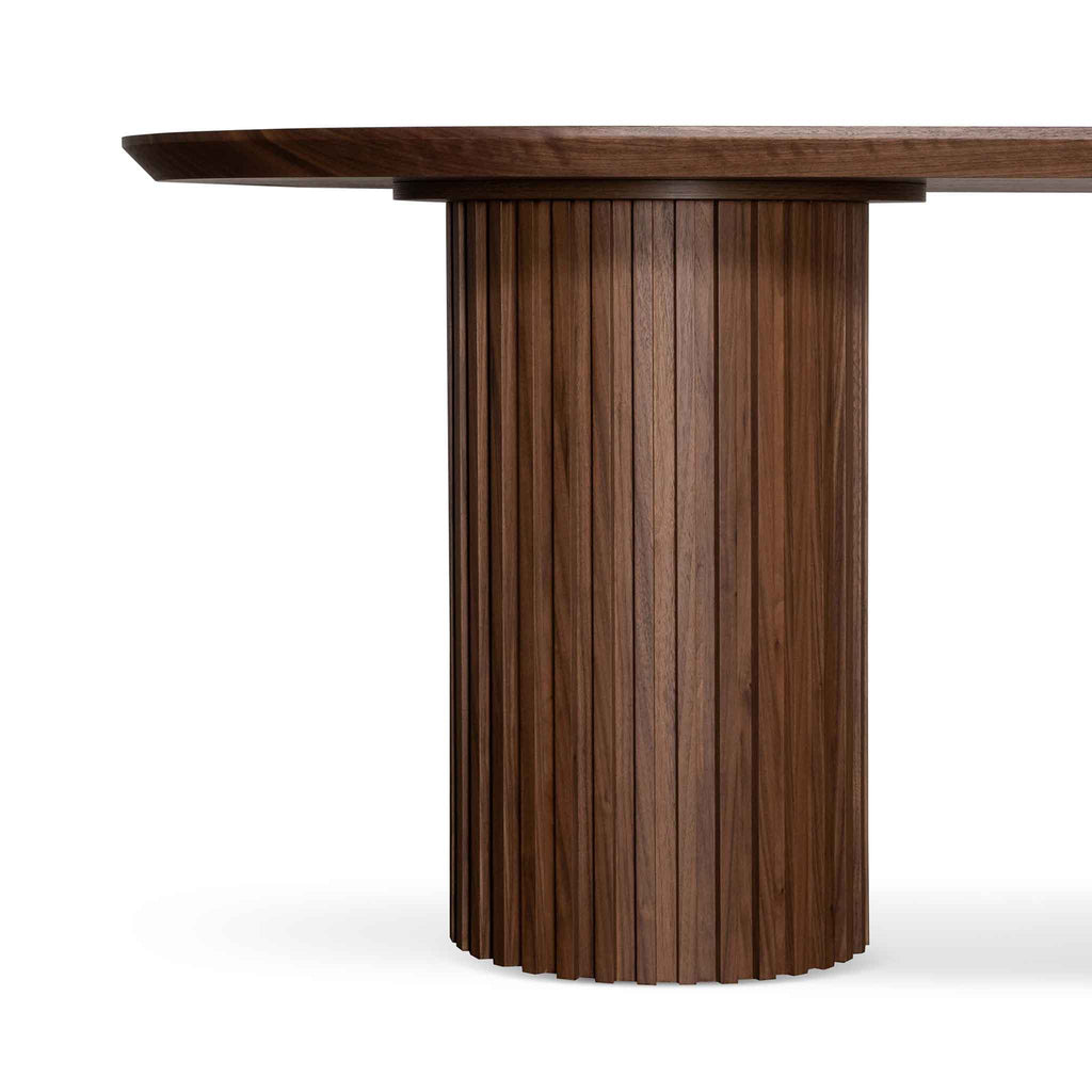 2.2m Siena Dining Table - Walnut