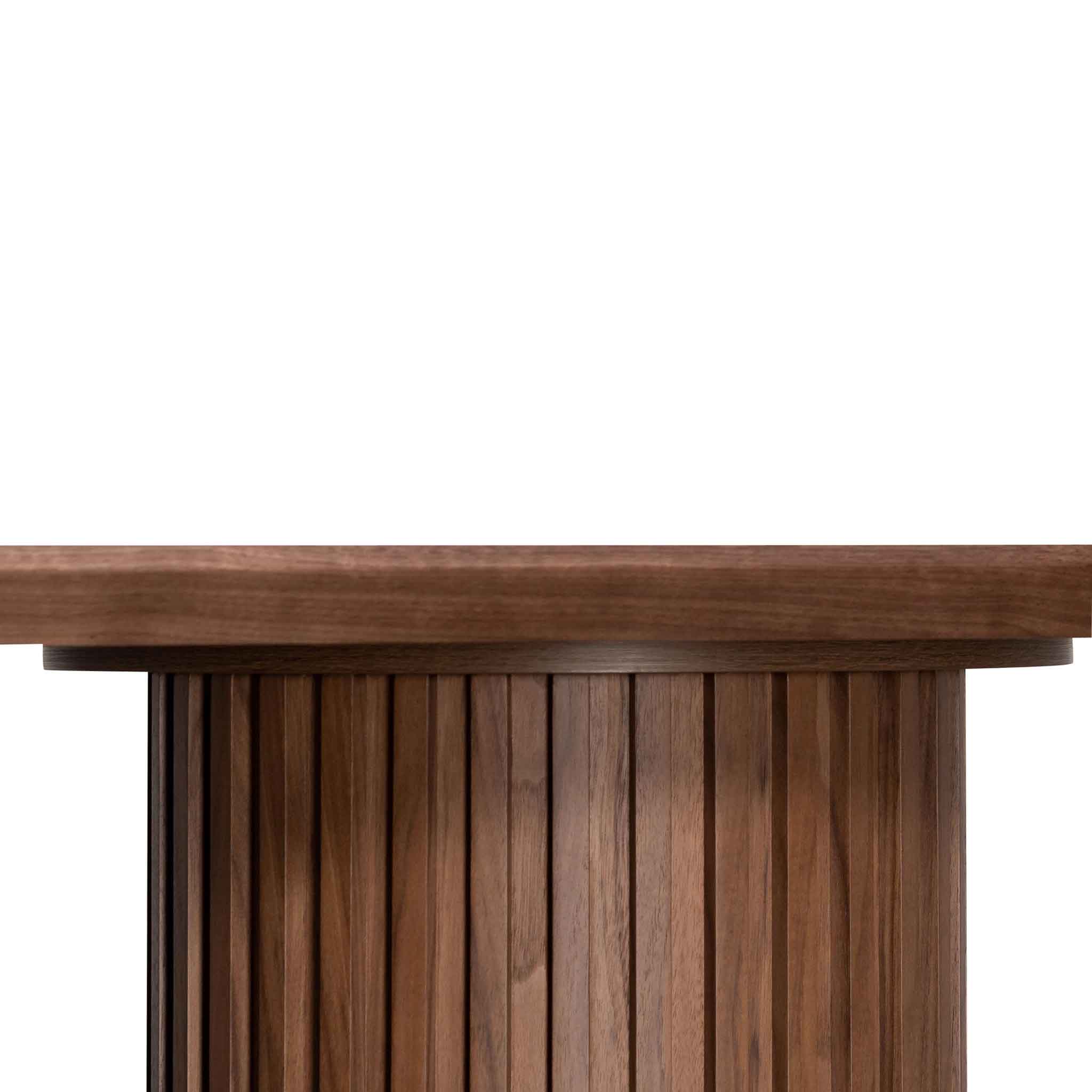 2.2m Siena Dining Table - Walnut