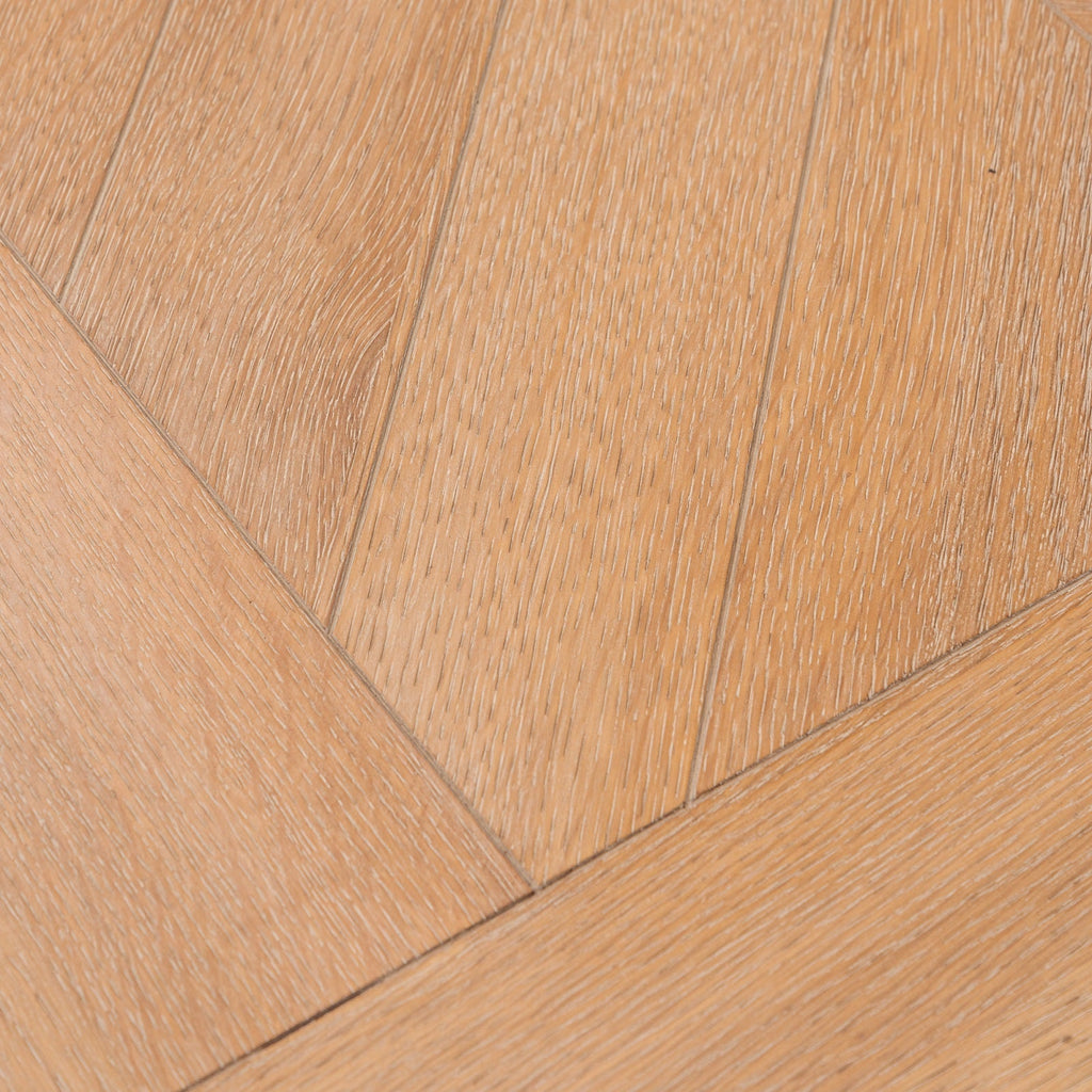 2.4m Siena Dining Table - Dusty Oak with Matte Black Base