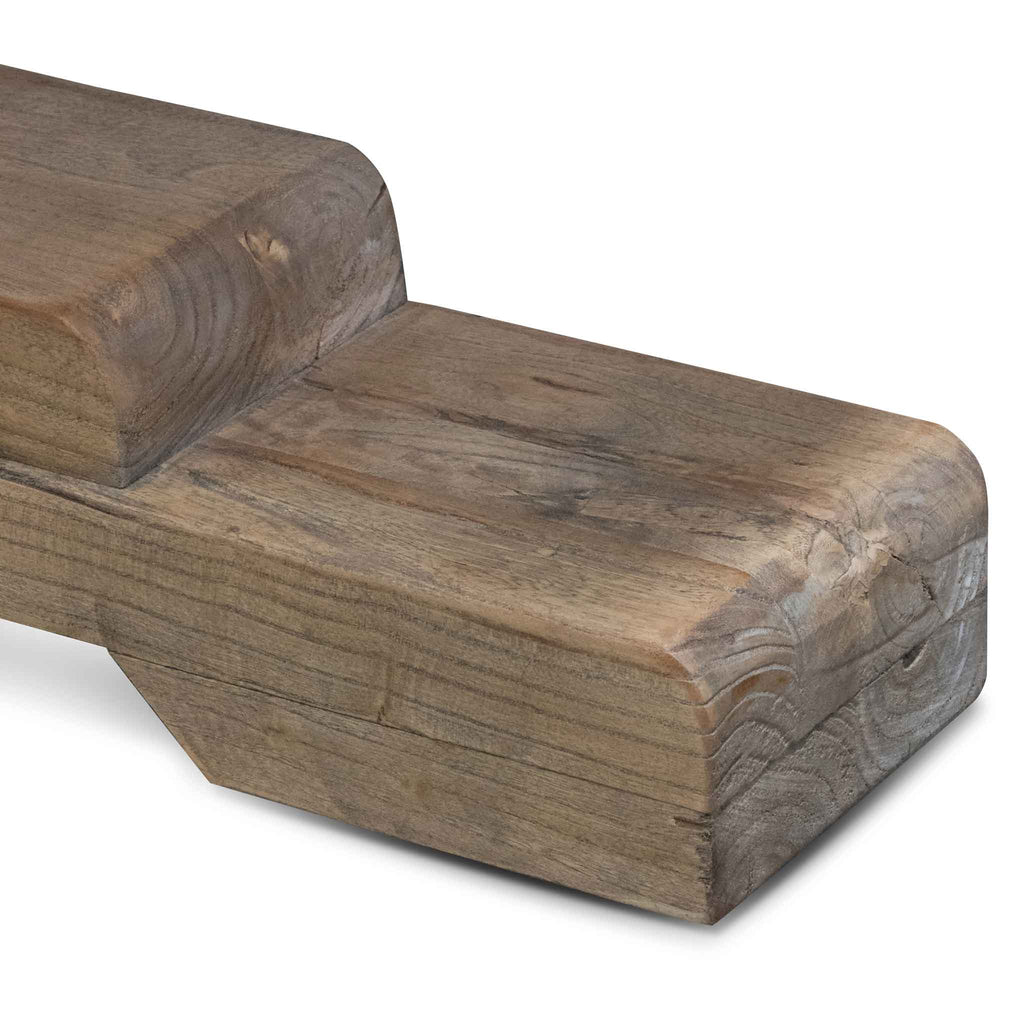 3m Reclaimed Elm Siena Dining Table - Rustic Natural