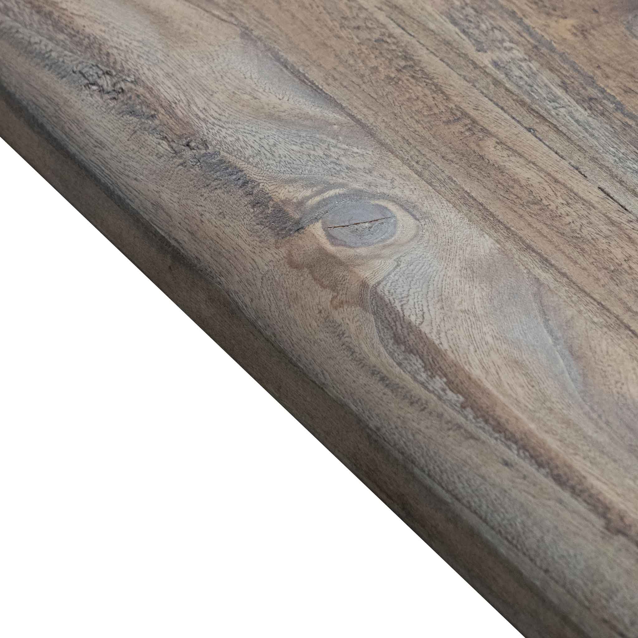 3m Reclaimed Elm Siena Dining Table - Rustic Natural