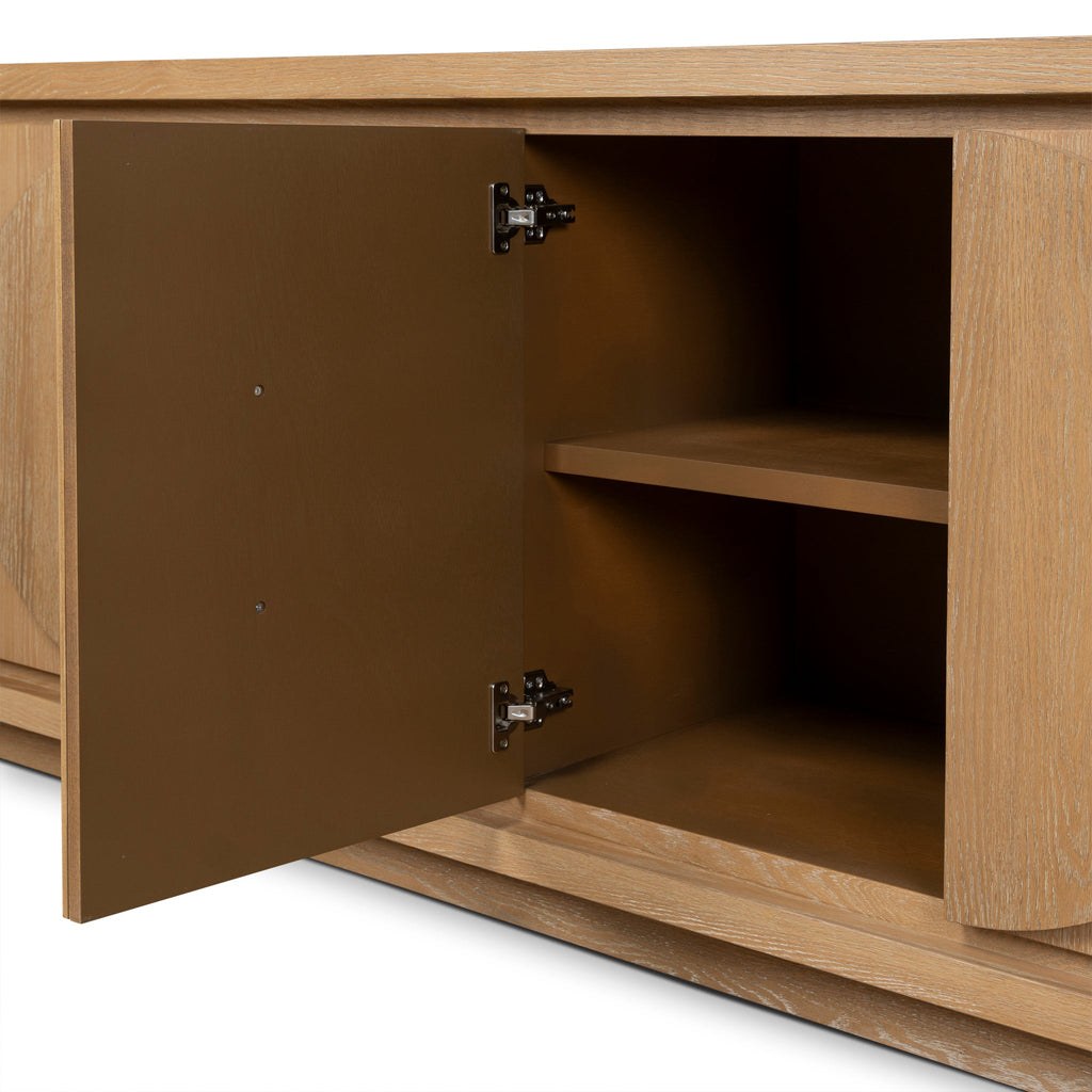 2m Modena Buffet Unit - Dusty Oak