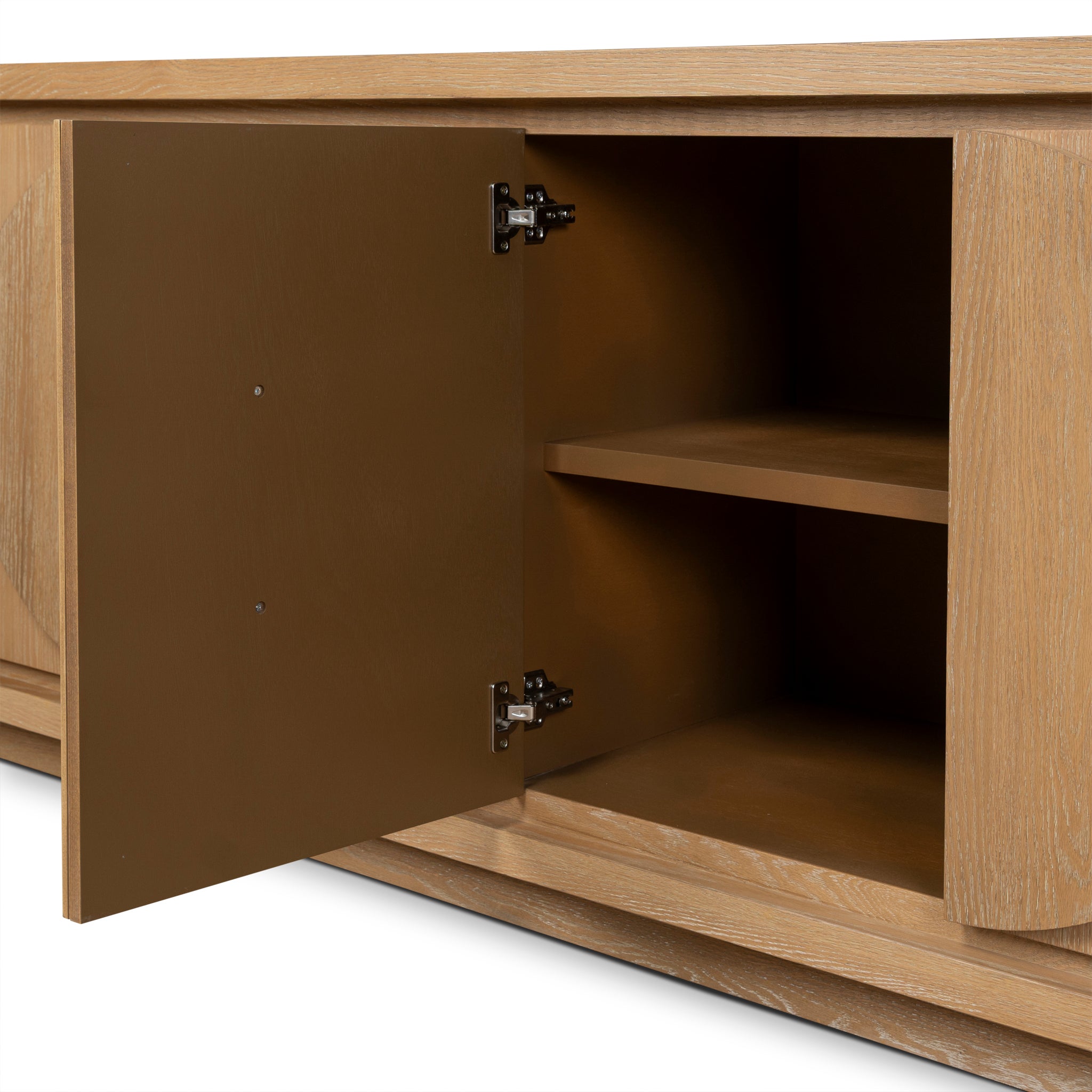 2m Modena Buffet Unit - Dusty Oak