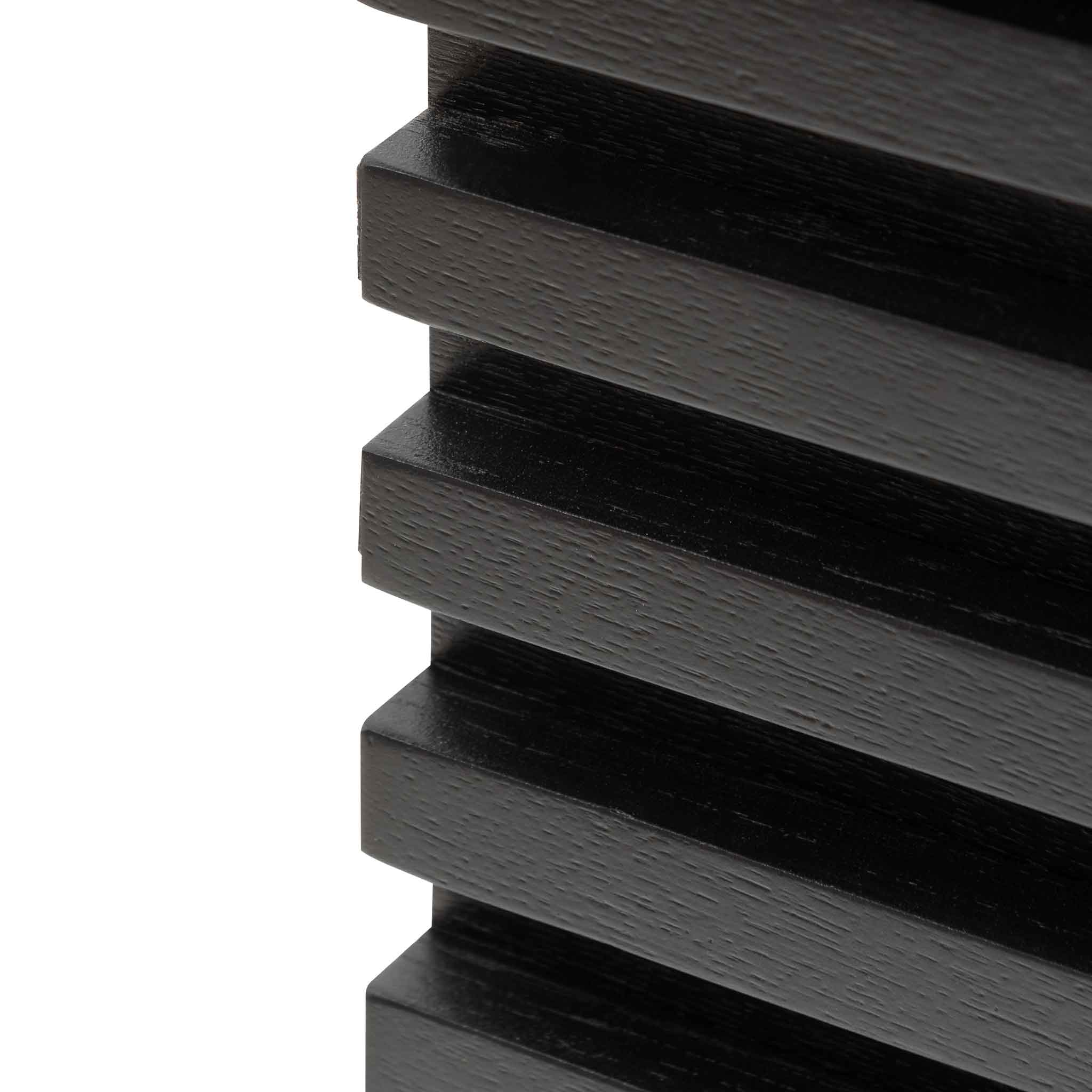 2.2m Modena Buffet Unit - Textured Espresso Black
