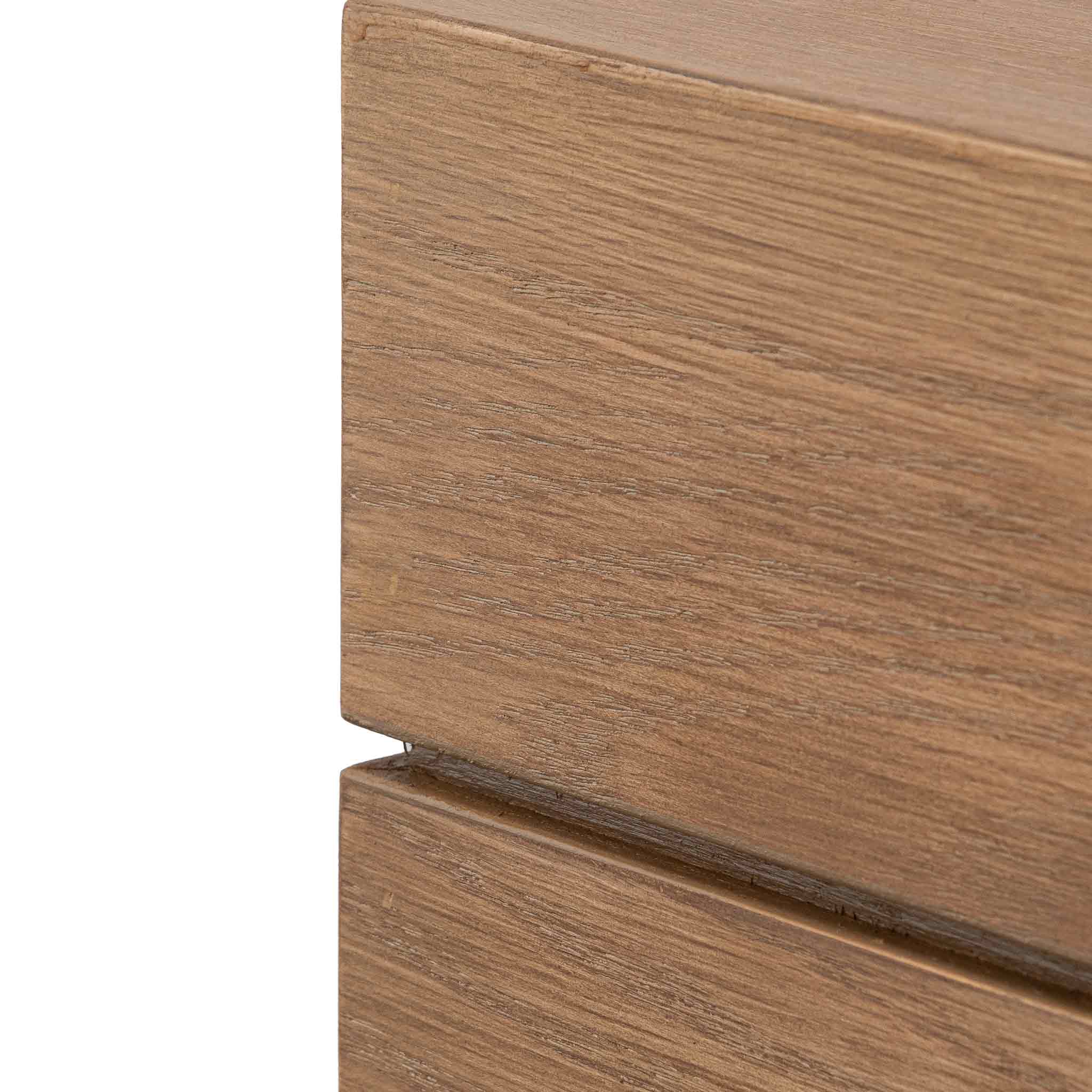 1.3m Ferrara Console Table - Dusty Oak