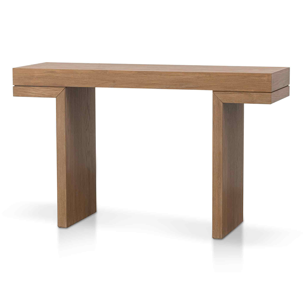 1.3m Ferrara Console Table - Dusty Oak
