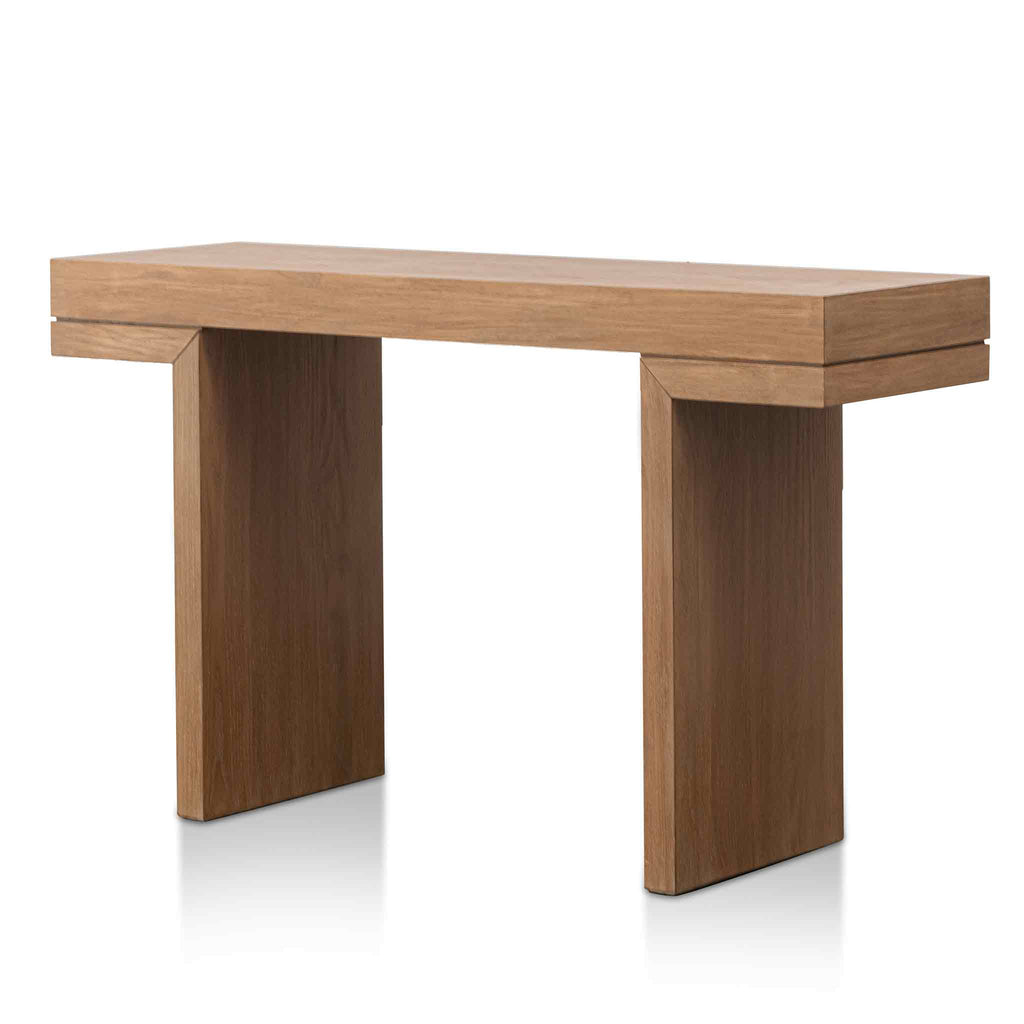 1.3m Ferrara Console Table - Dusty Oak