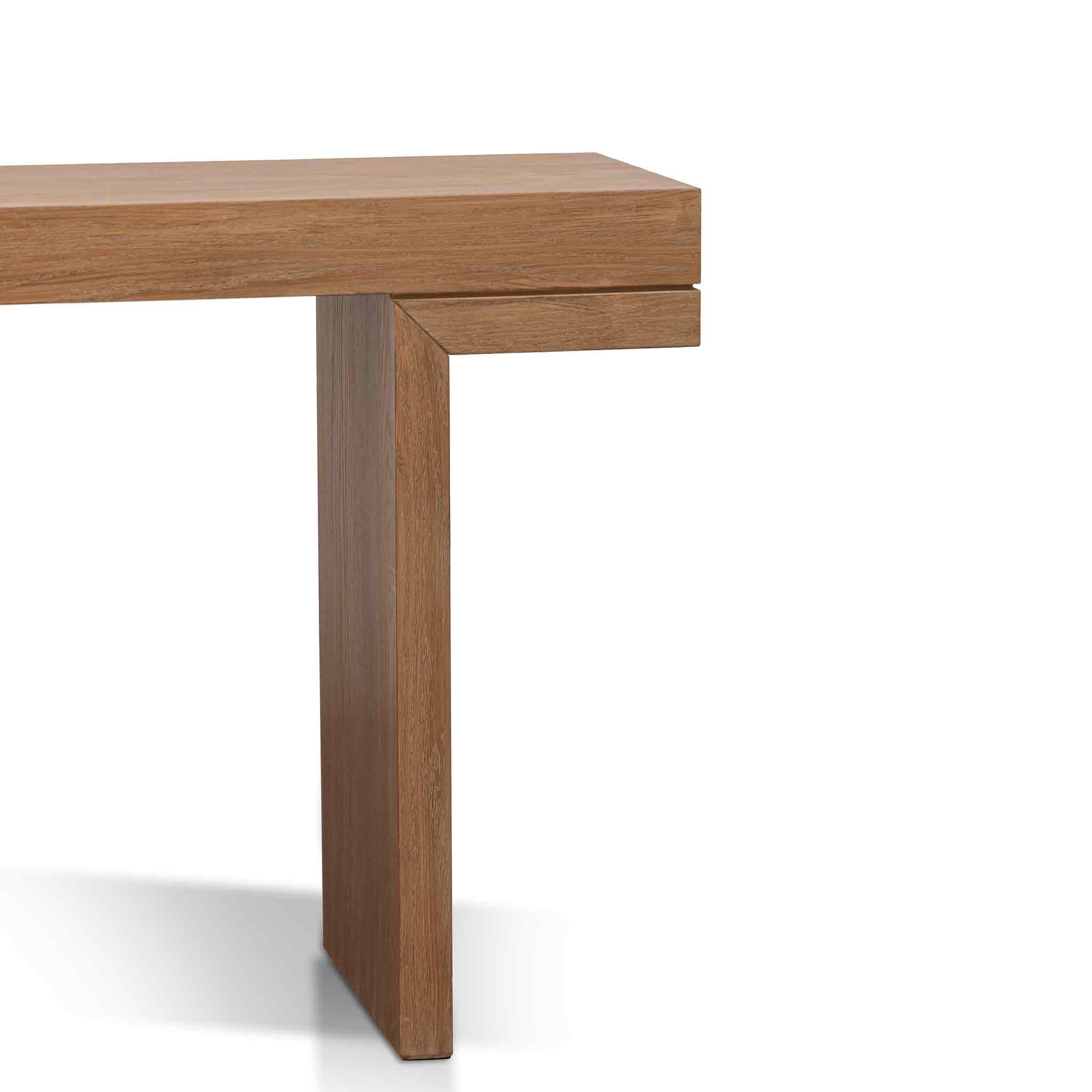 1.3m Ferrara Console Table - Dusty Oak
